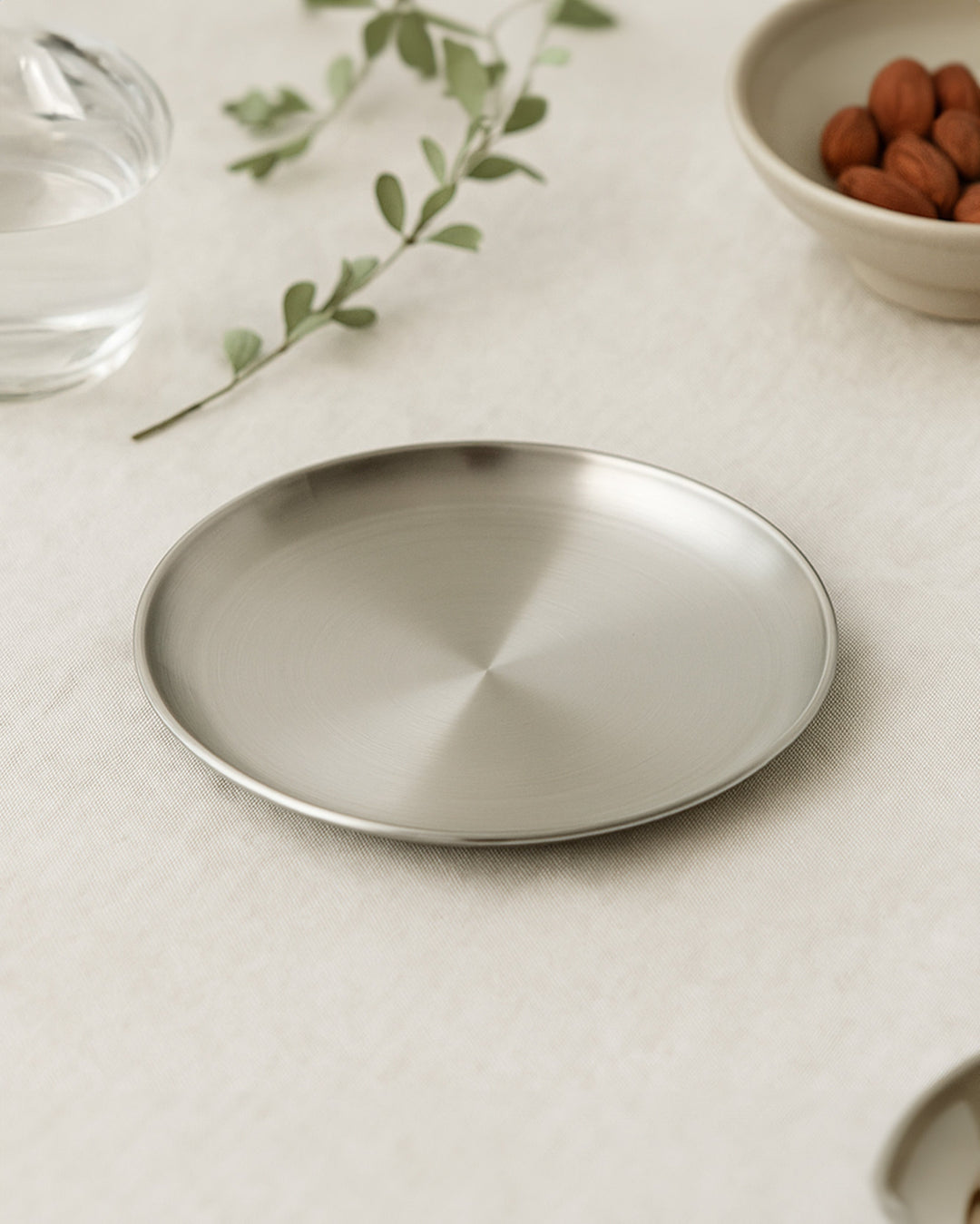 Korean Stainless Steel Round Plate Small in Melbourne, Australia - Prior