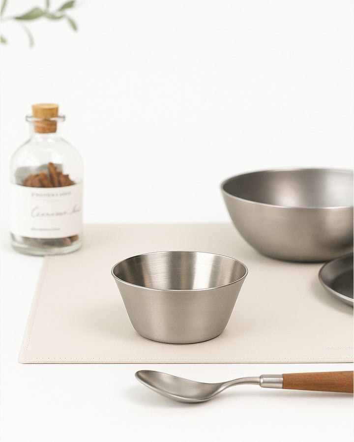 Korean Stainless Steel Sauce Bowl Medium in Melbourne, Australia - Prior