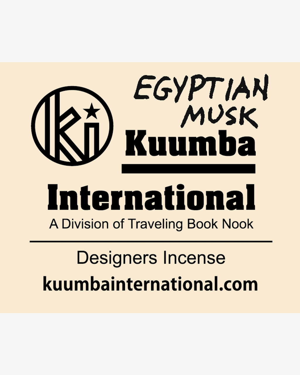 Kuumba International Regular Incense Egyptian Musk in Melbourne, Australia - Prior