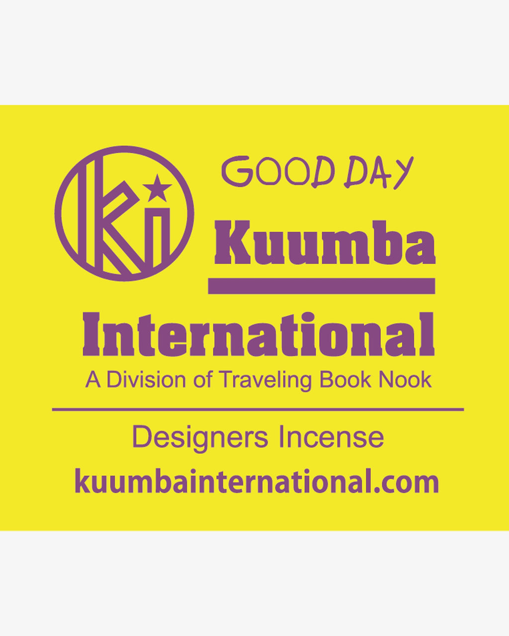 Kuumba International Regular Incense Good Day in Melbourne, Australia - Prior