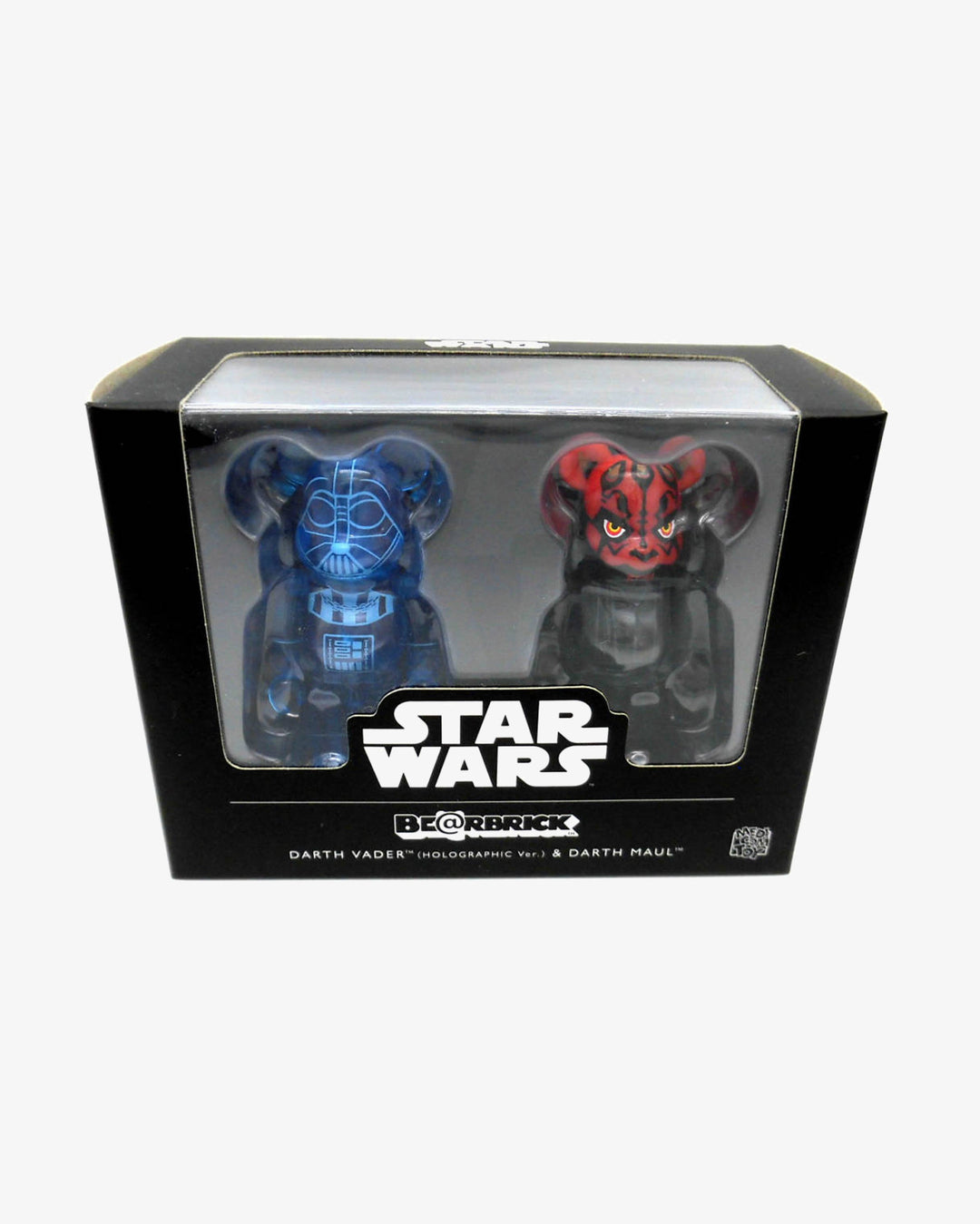 Medicom Toy Bearbrick 100% Star Wars Darth Vader Holographic Darth Maul