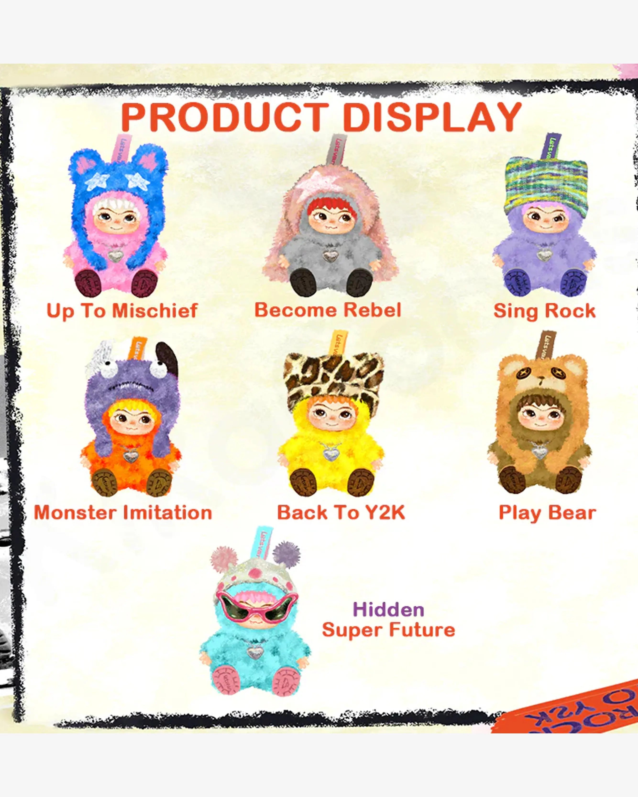 Miniso WAKUKU Fuzzy Trendy Fun Party Series Plush Blind Box in Auckland, New Zealand - Shop name