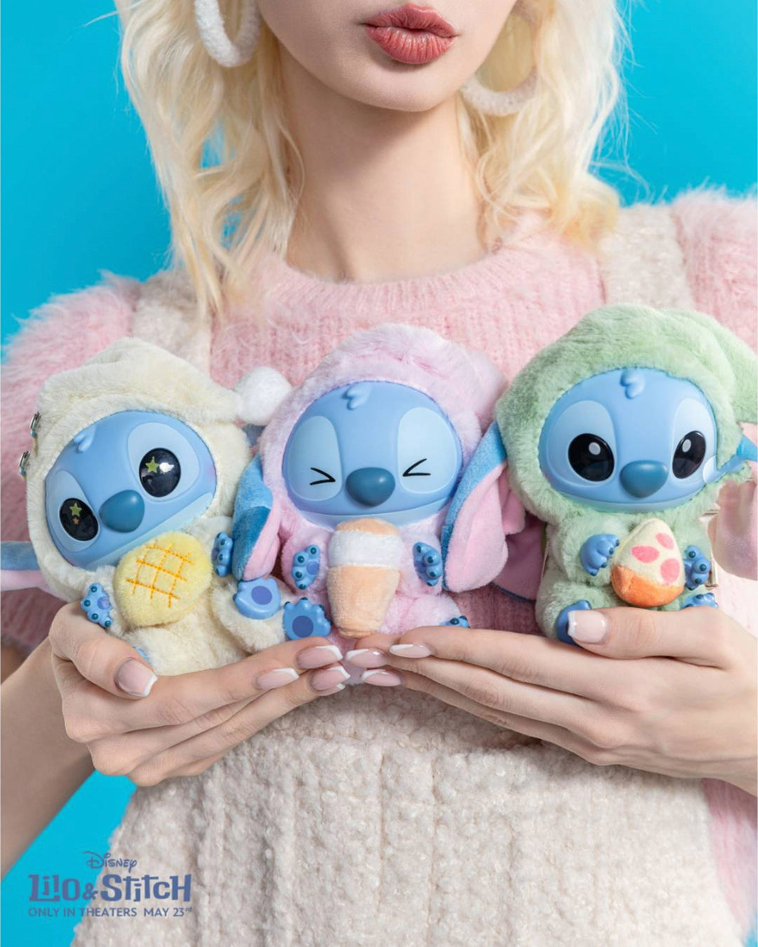 Miniso Top Toy Disney Stich Eating Something Before Sleep Plush Keychain Single Blind Box in Melbourne, Australia - Prior