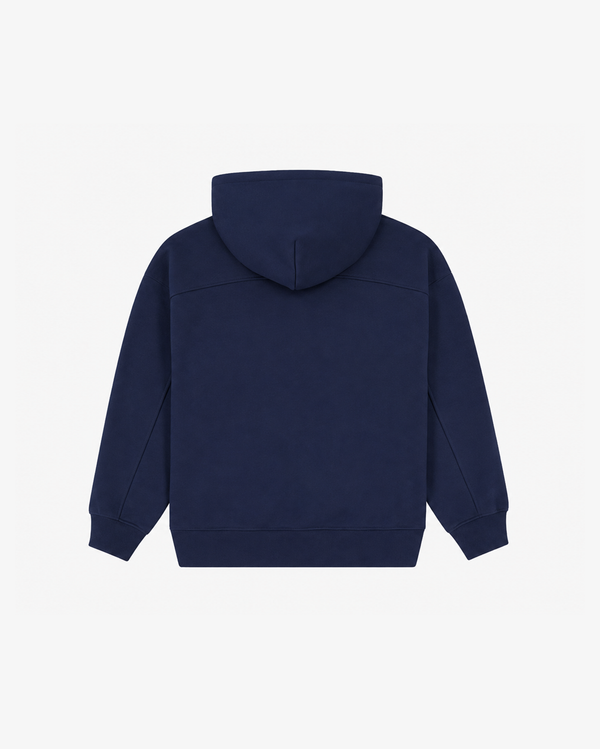 Panelled Hoodie Navy in Melbourne, Australia - Prior