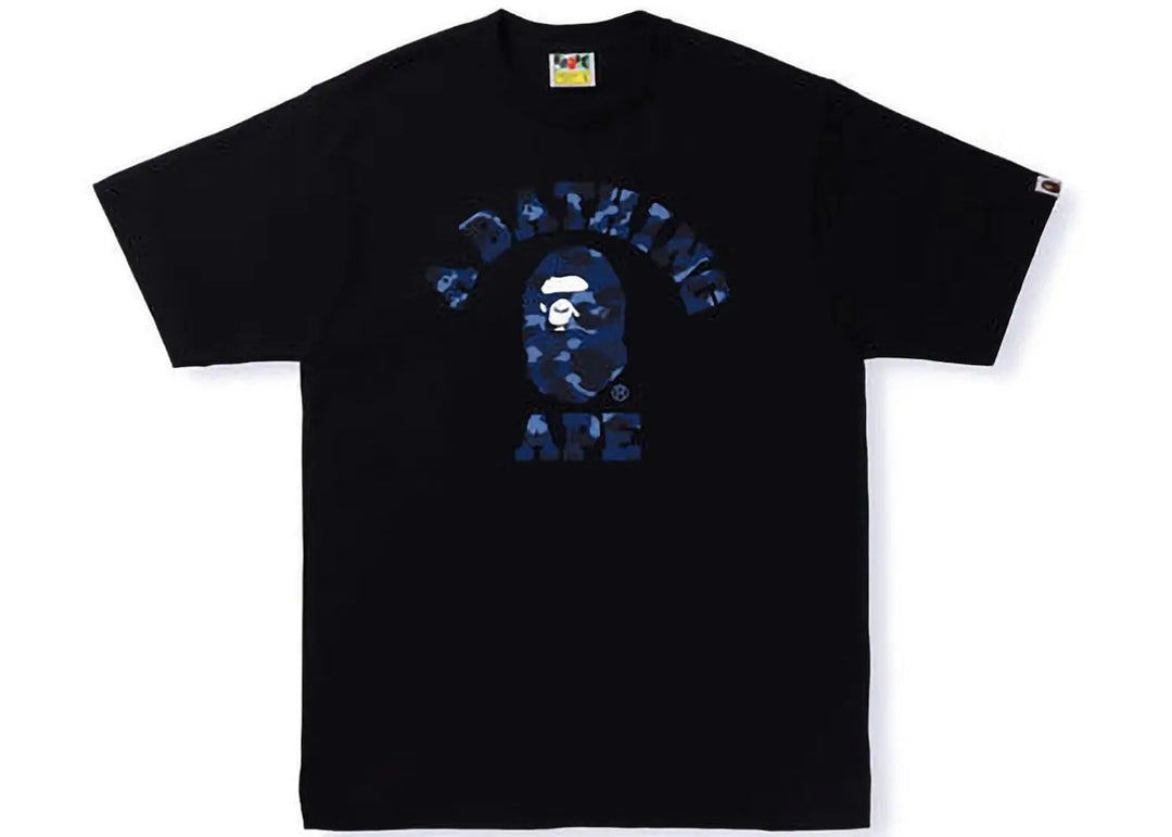 BAPE Color Camo College Tee Black/Navy in Melbourne, Australia - Prior