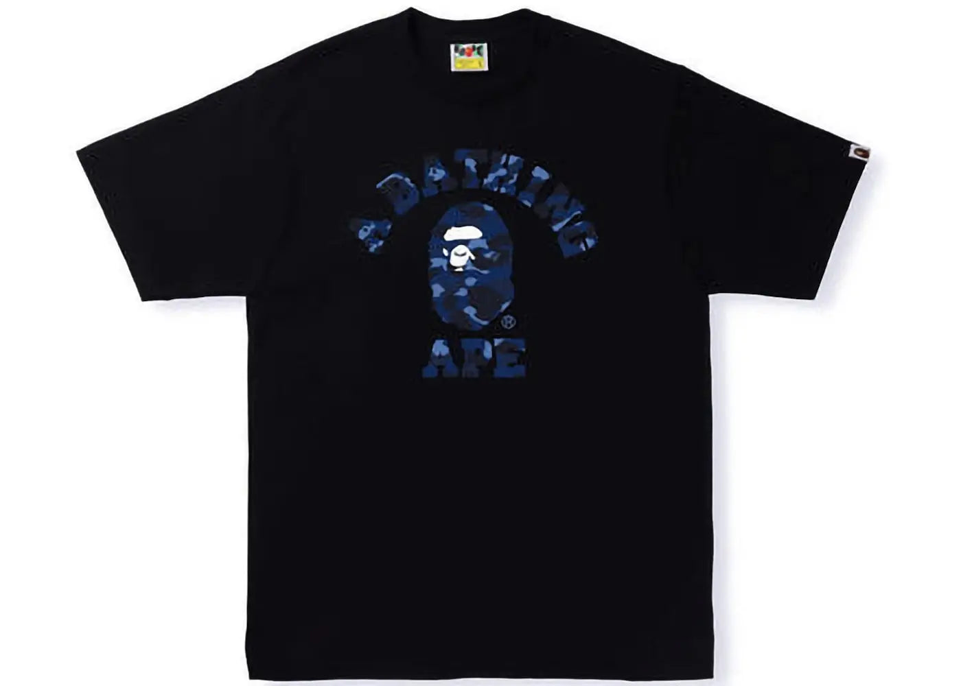 BAPE Color Camo College Tee Black/Navy in Melbourne, Australia - Prior