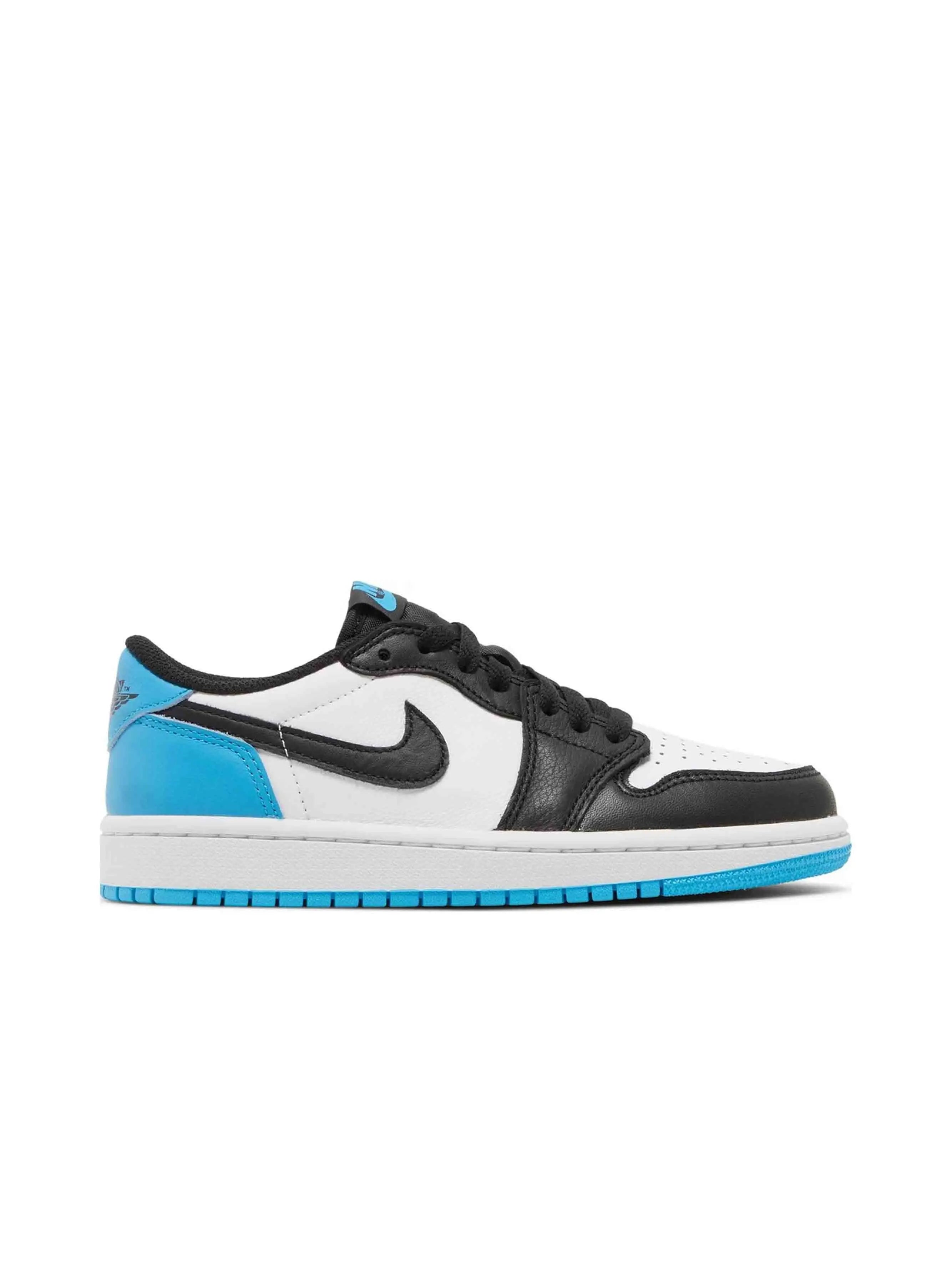 Nike Air Jordan 1 Low Black Dark Powder Blue (W) - Prior