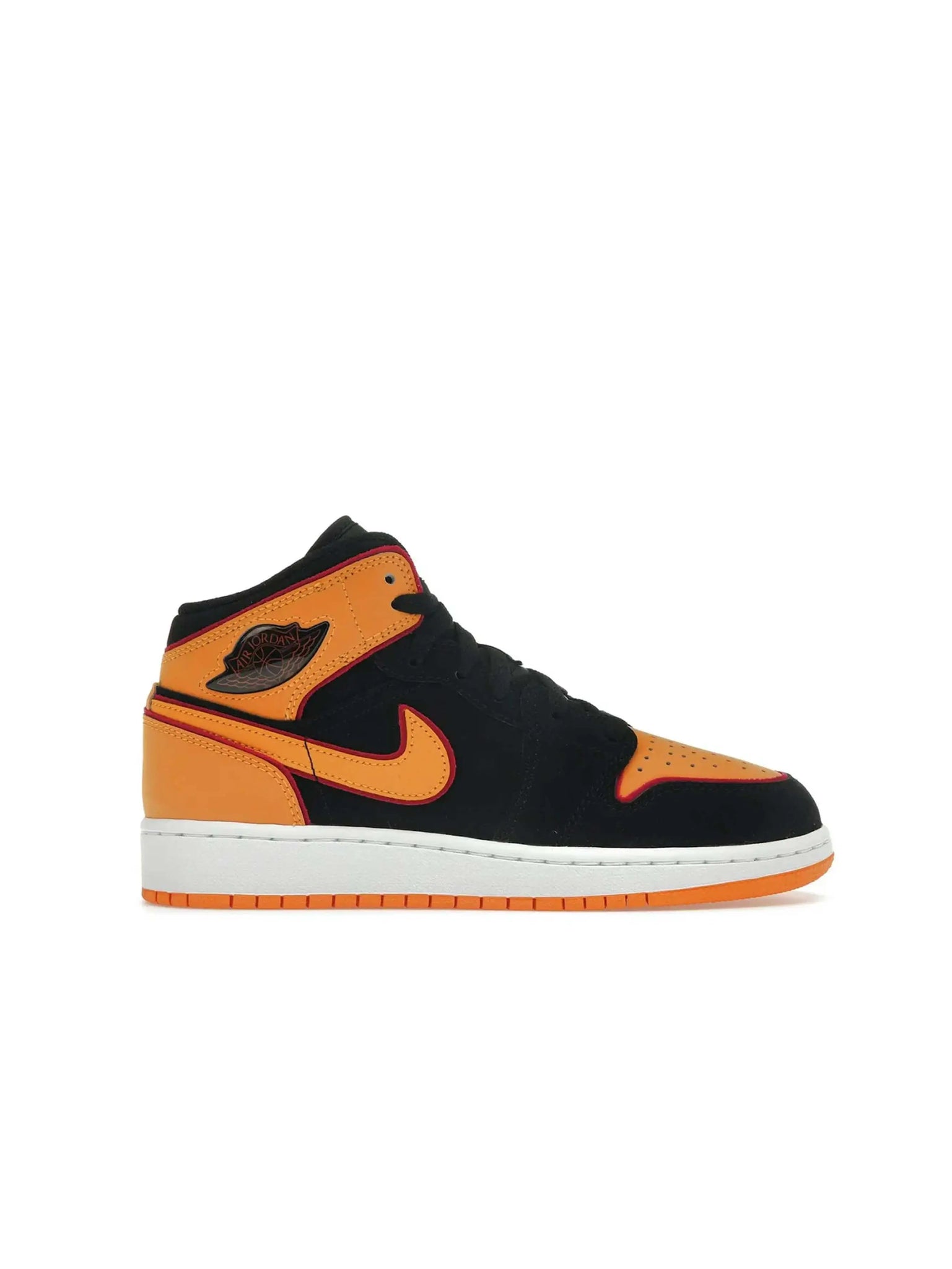 Nike Air Jordan 1 Mid SE Black Vivid Orange (GS) in Melbourne, Australia - Prior