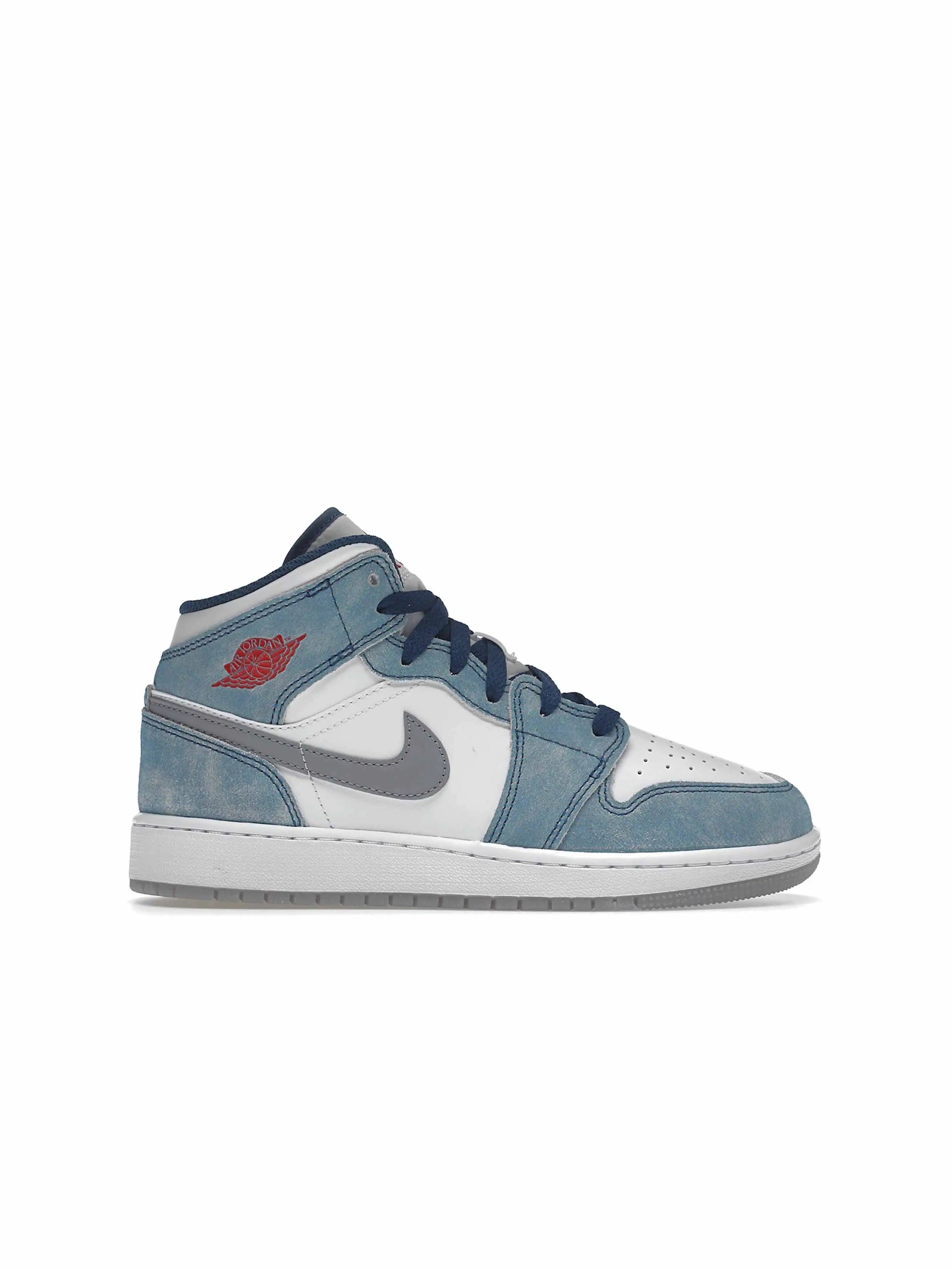 Nike Air Jordan 1 Mid SE French Blue Light Steel (GS) - Prior
