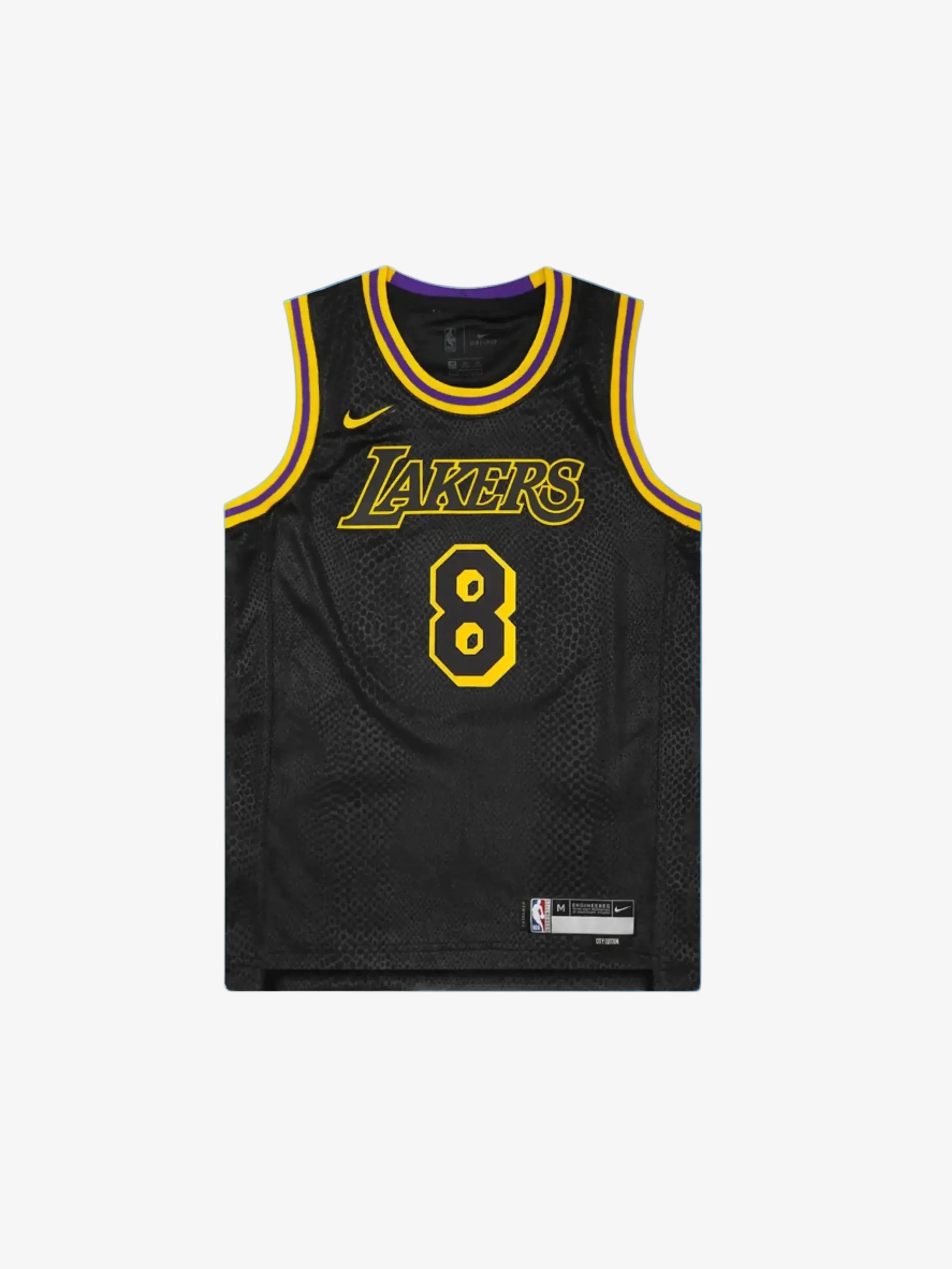 Nike Kobe Mamba Mentality Los Angeles Lakers City Edition Swingman Jersey (FW23) Black in Melbourne, Australia - Prior