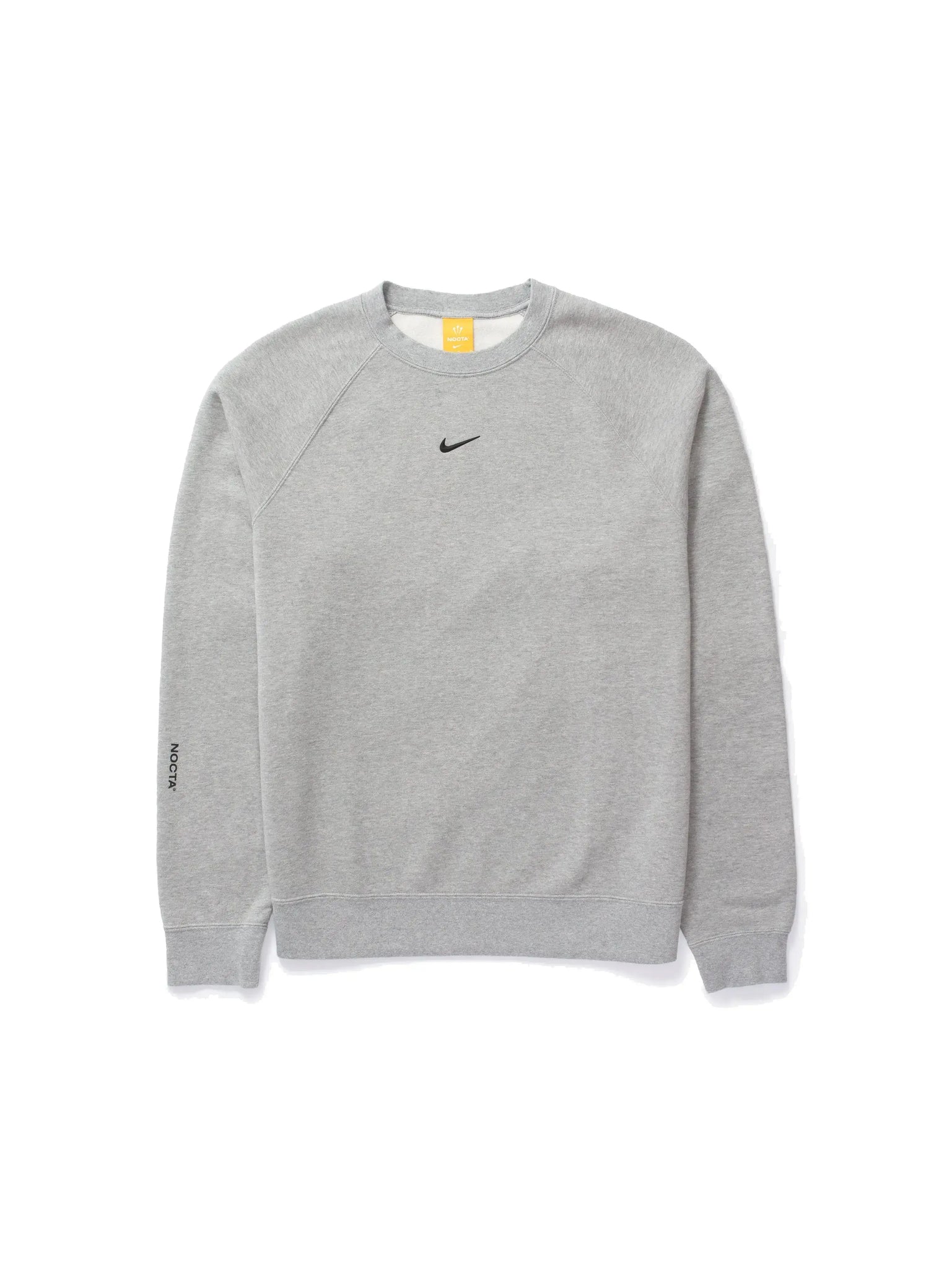 Nike NOCTA Pullover Fleece Crew Heather Grey - Prior