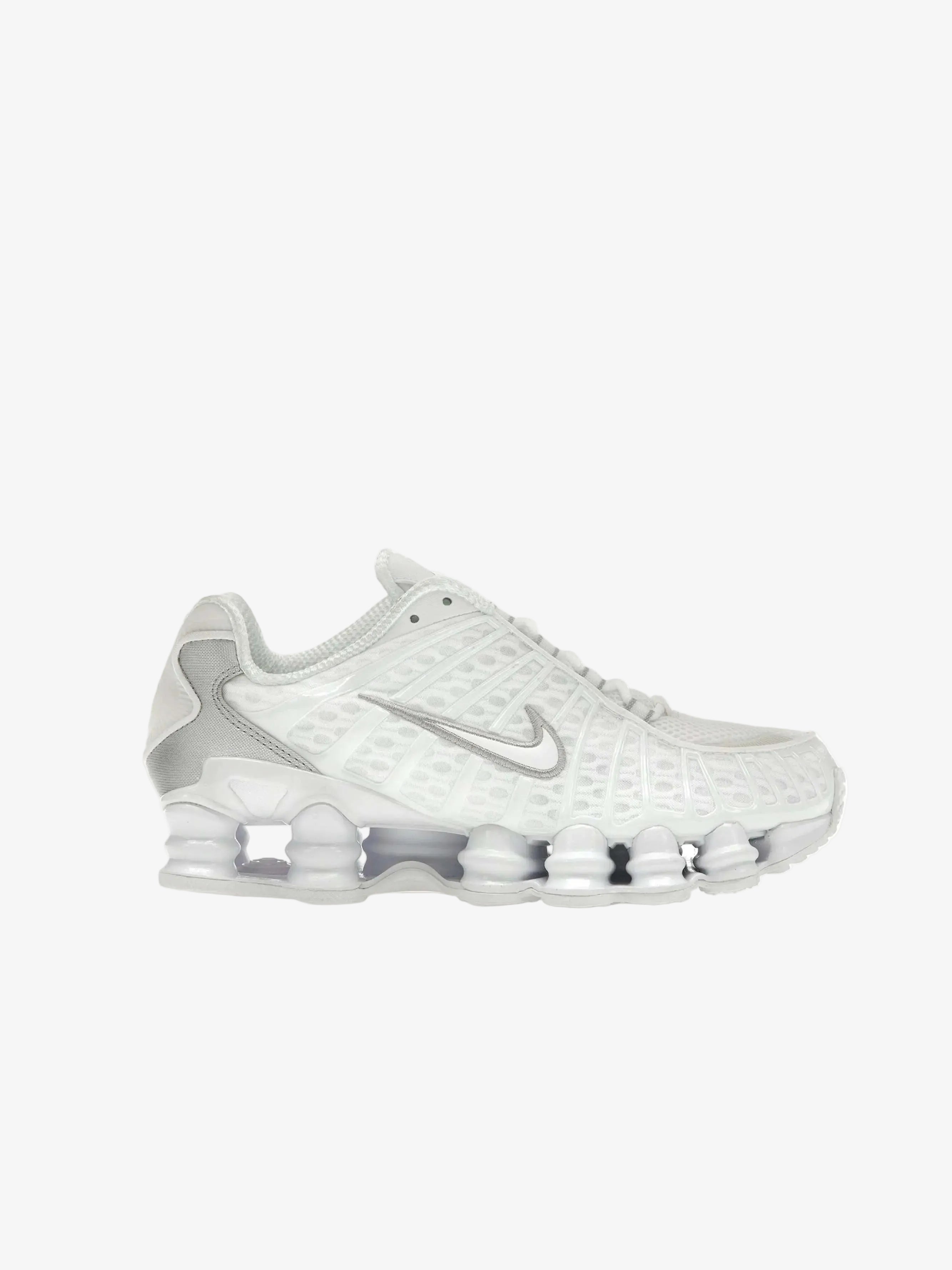 Nike Shox TL White Metallic Silver Max Orange (Women's) in Melbourne, Australia - Prior