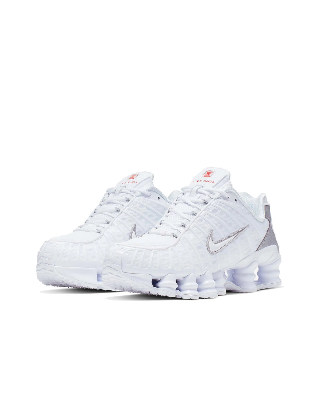 Nike Shox TL White Metallic Silver Max Orange (Women's) in Melbourne, Australia - Prior