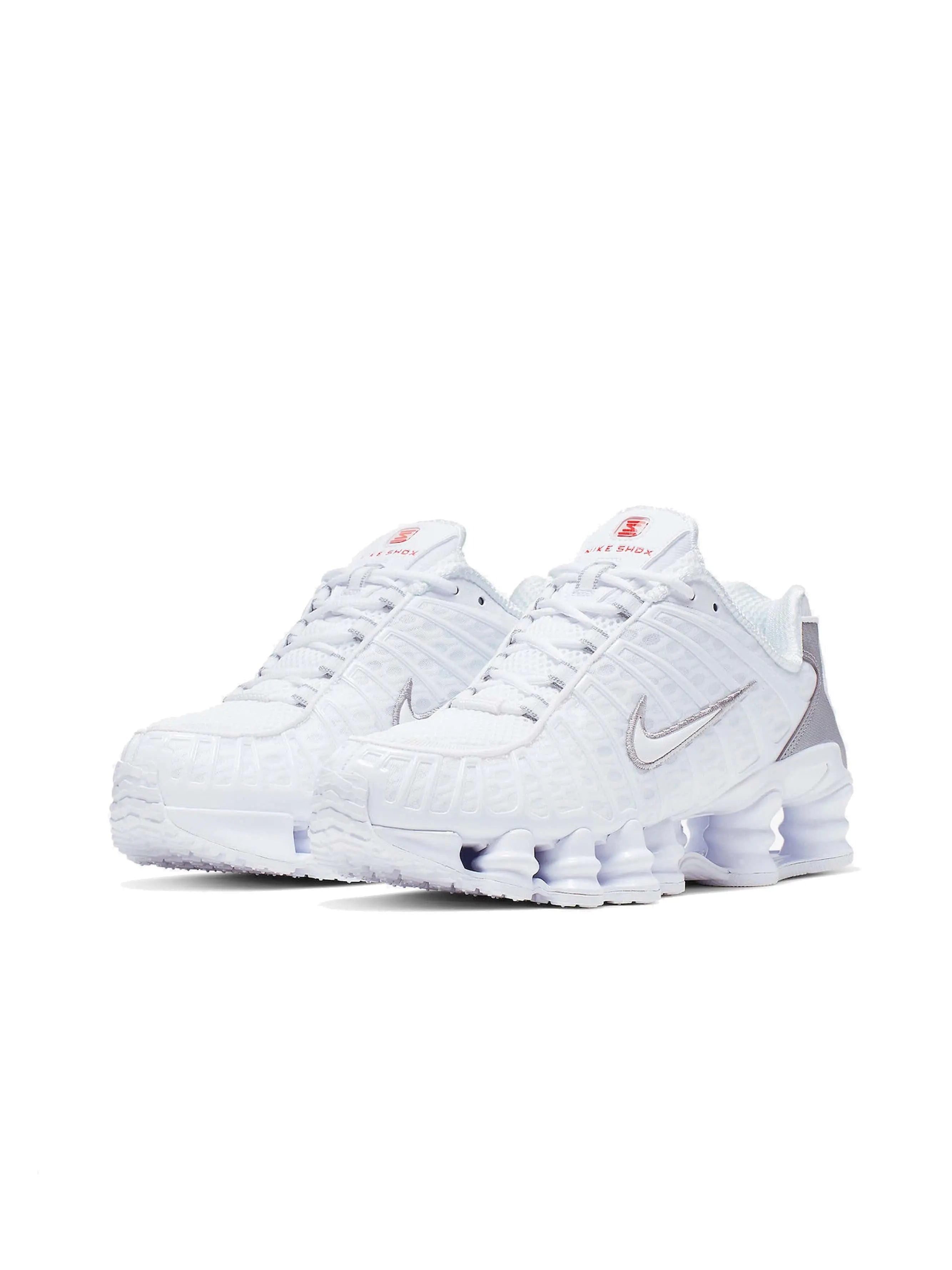 Nike Shox TL White Metallic Silver Max Orange (Women's) in Melbourne, Australia - Prior