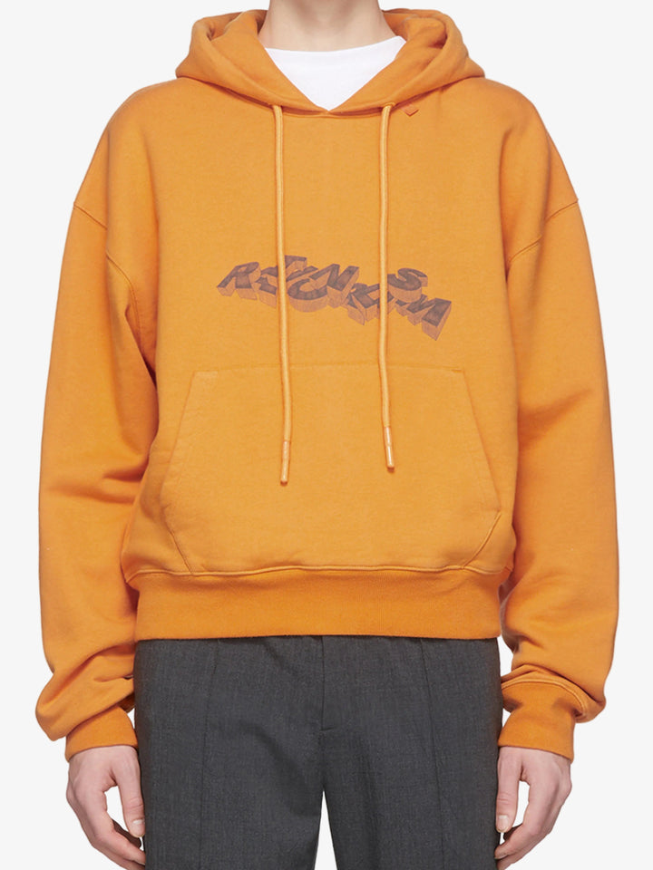 OFF-WHITE 3D Pencil Over Hoodie Orange Off-White