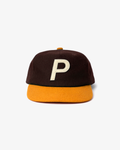 P Logo Wool 5 Panel Hat Brown / Golden Ochre in Melbourne, Australia - Prior