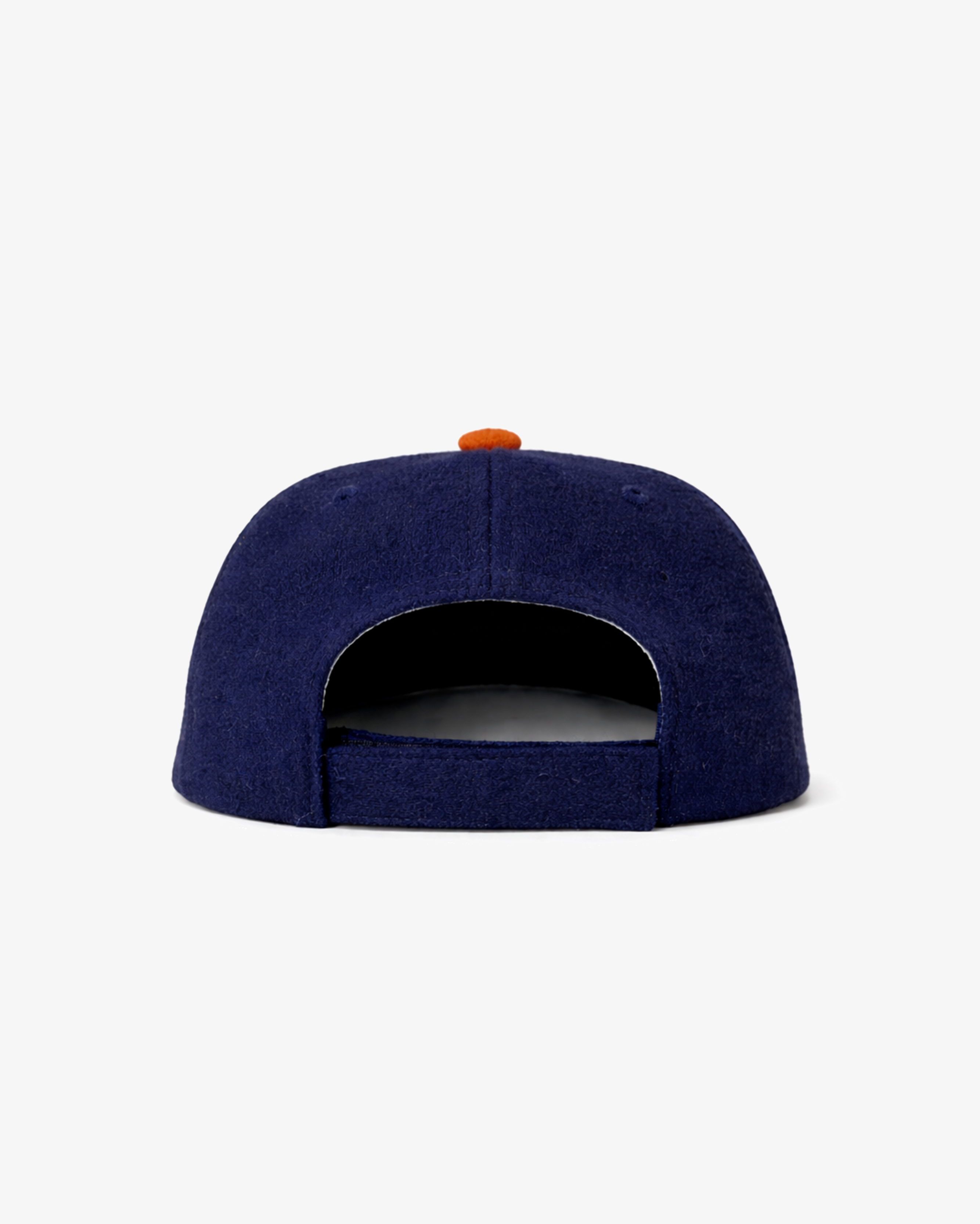 P Logo Wool 5 Panel Hat Navy / Burnt Orange in Melbourne, Australia - Prior