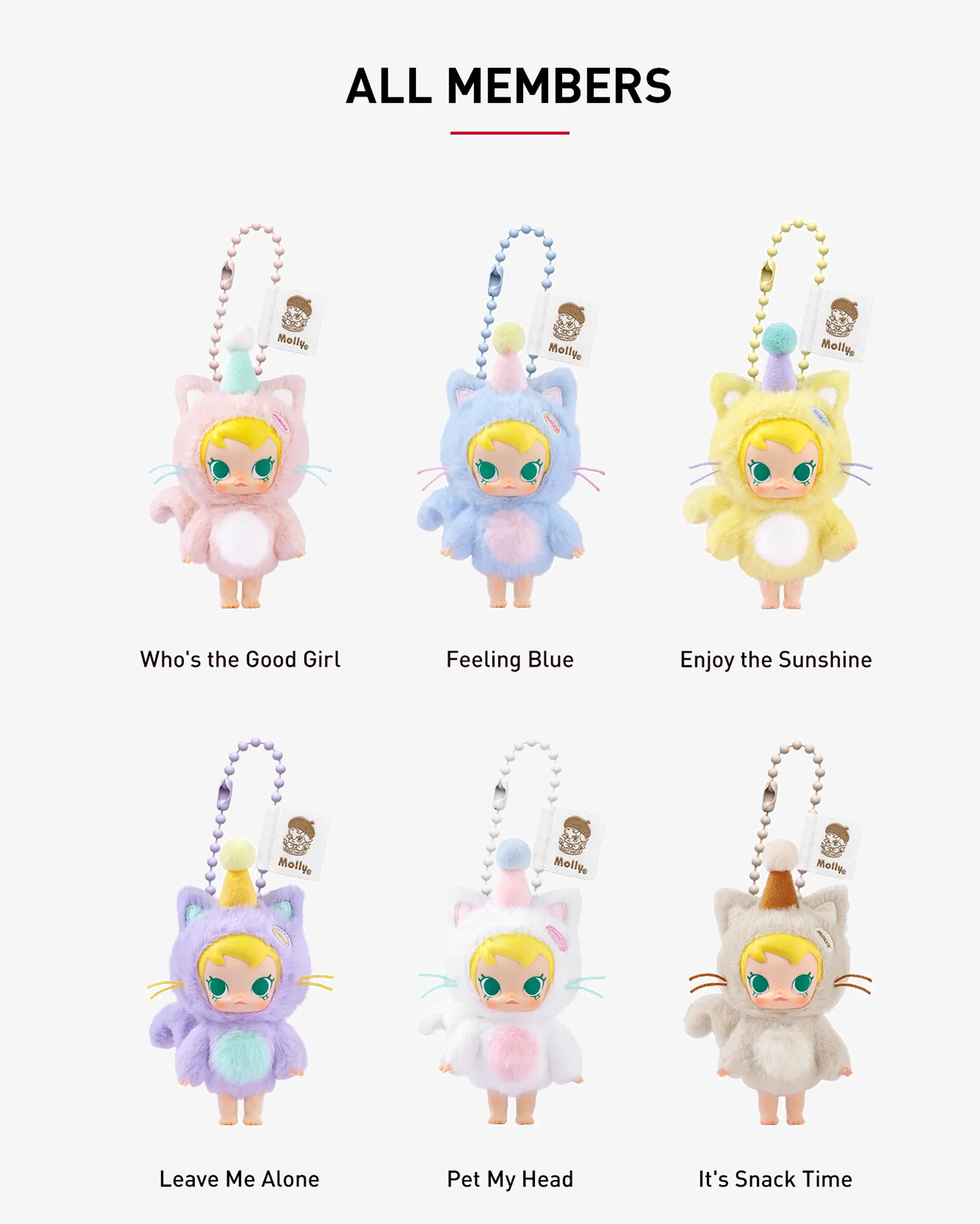 Pop Mart Baby Molly Pocket Friends Series Vinyl Plush Pendant Single Blind Box in Melbourne, Australia - Prior