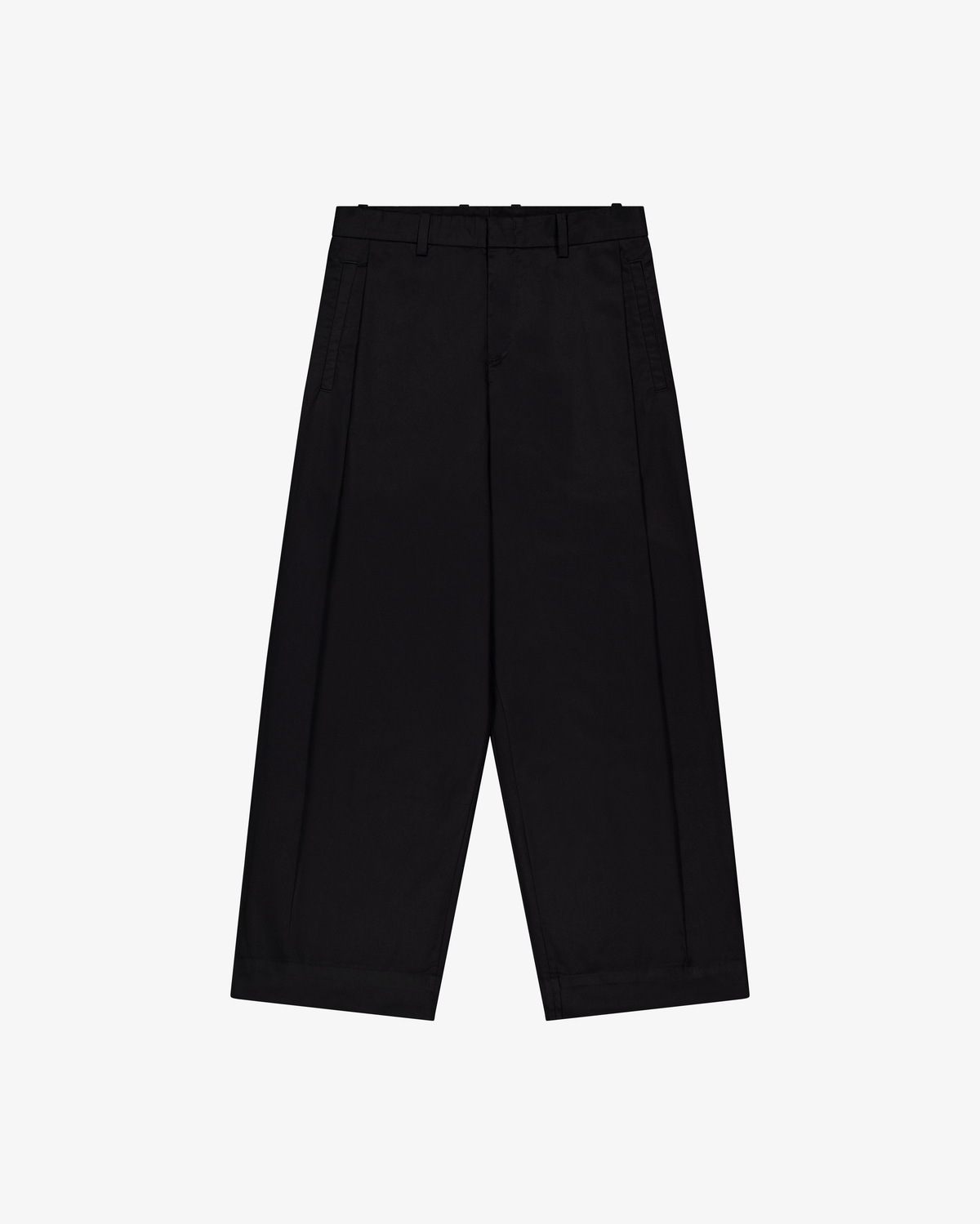 Classic Tailored Wide Pants Black