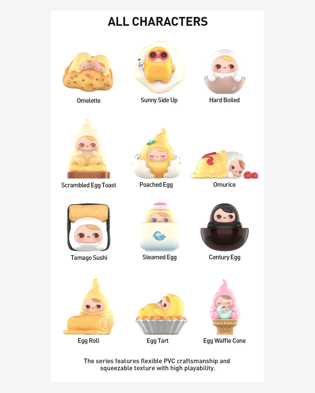Pop Mart PUCKY Egg Beanie Series Figures in Melbourne, Australia - Prior