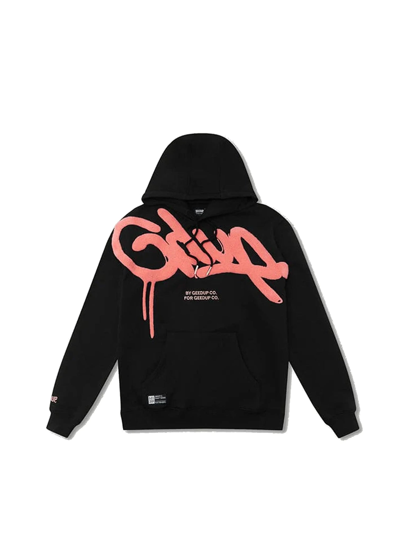 Geedup Handstyle Hoodie Black/Peach in Melbourne, Australia - Prior