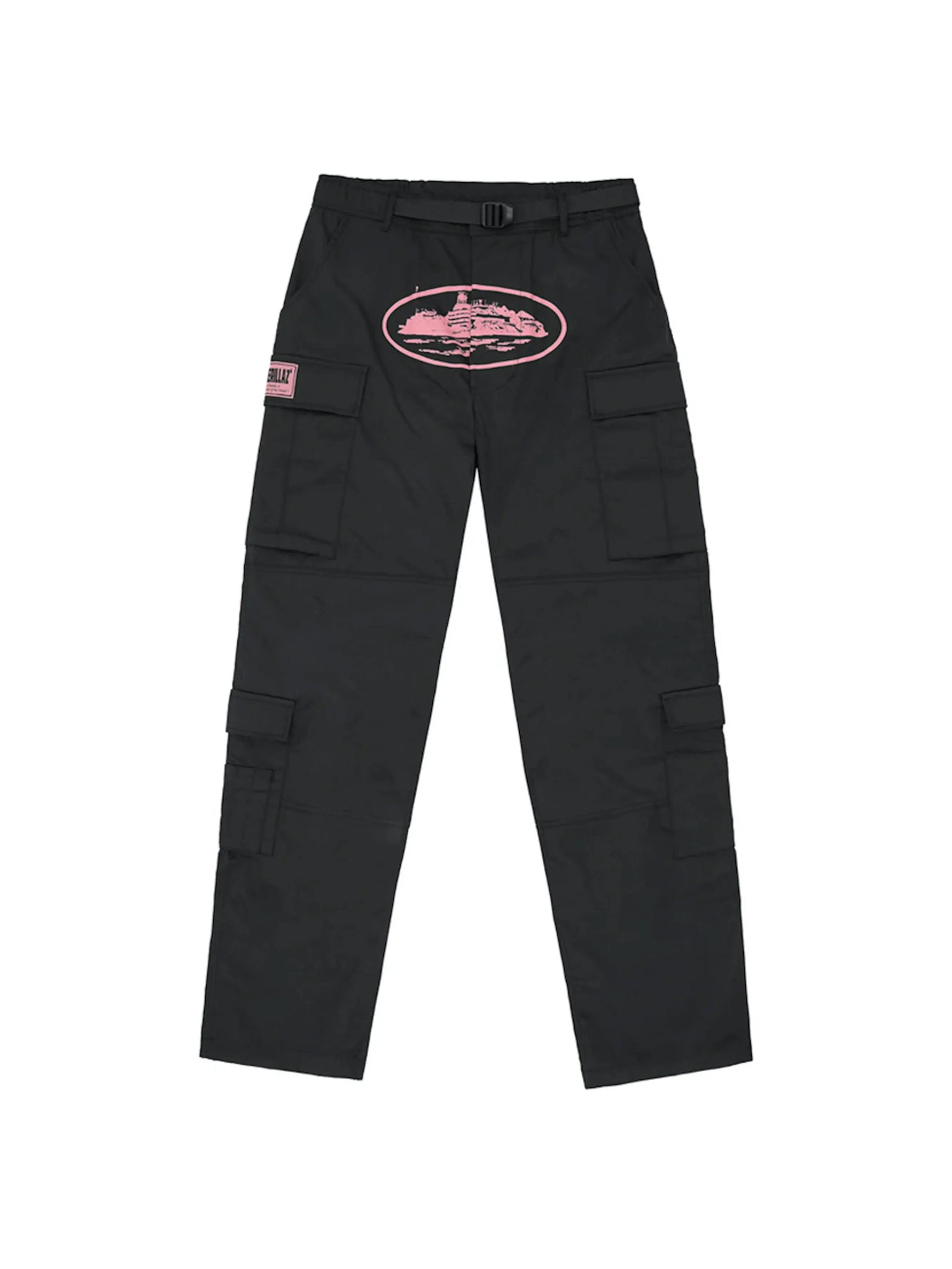Corteiz Guerillaz Cargo Pant Black/Pink in Melbourne, Australia - Prior
