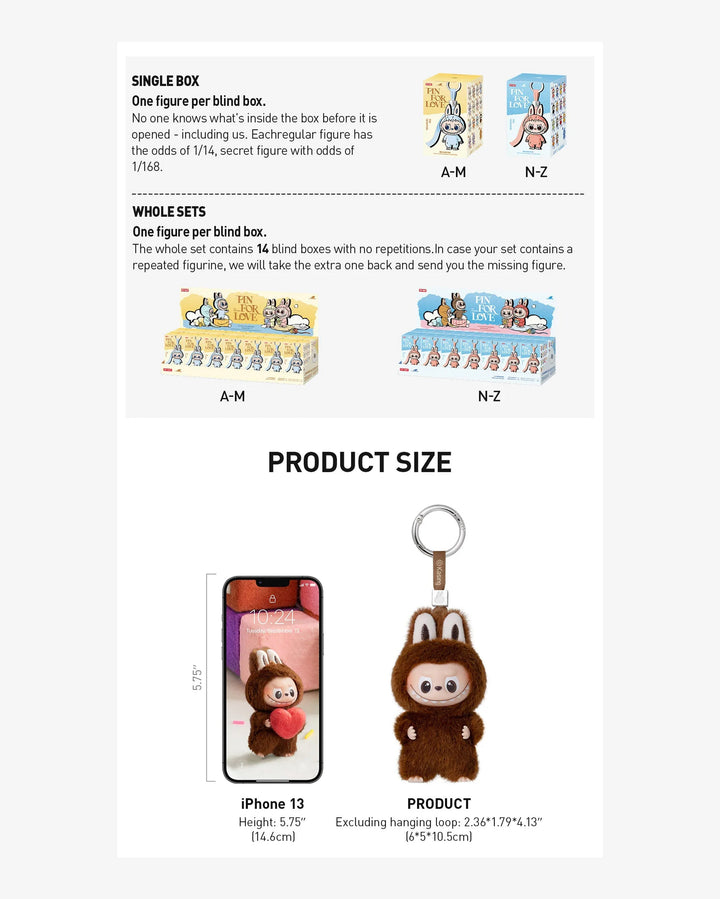 Pop Mart Labubu The Monsters Pin for Love Series Vinyl Plush Pendant (N-Z) Sealed Case (14 Blind Box) in Melbourne, Australia - Prior
