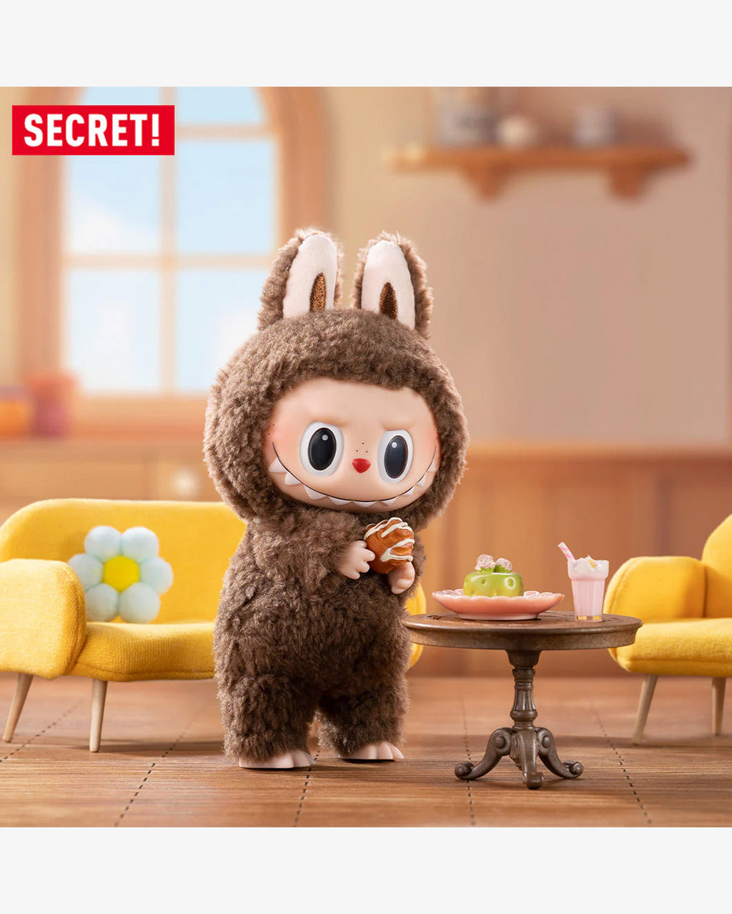 Pop Mart Labubu The Monsters Tasty Macarons Chestnut Cocoa Vinyl Plush Pendant (Opened Box) in Melbourne, Australia - Prior