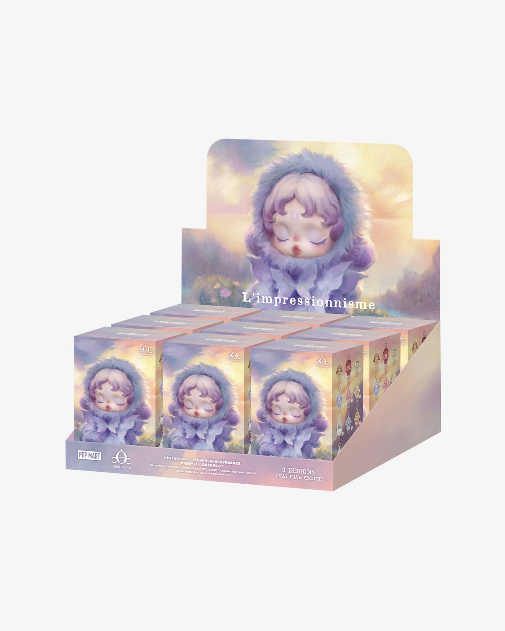 Pop Mart L'impressionnisme θSKULLPANDA Series Plush Doll Sealed Case (9 Blind Box) in Melbourne, Australia - Prior