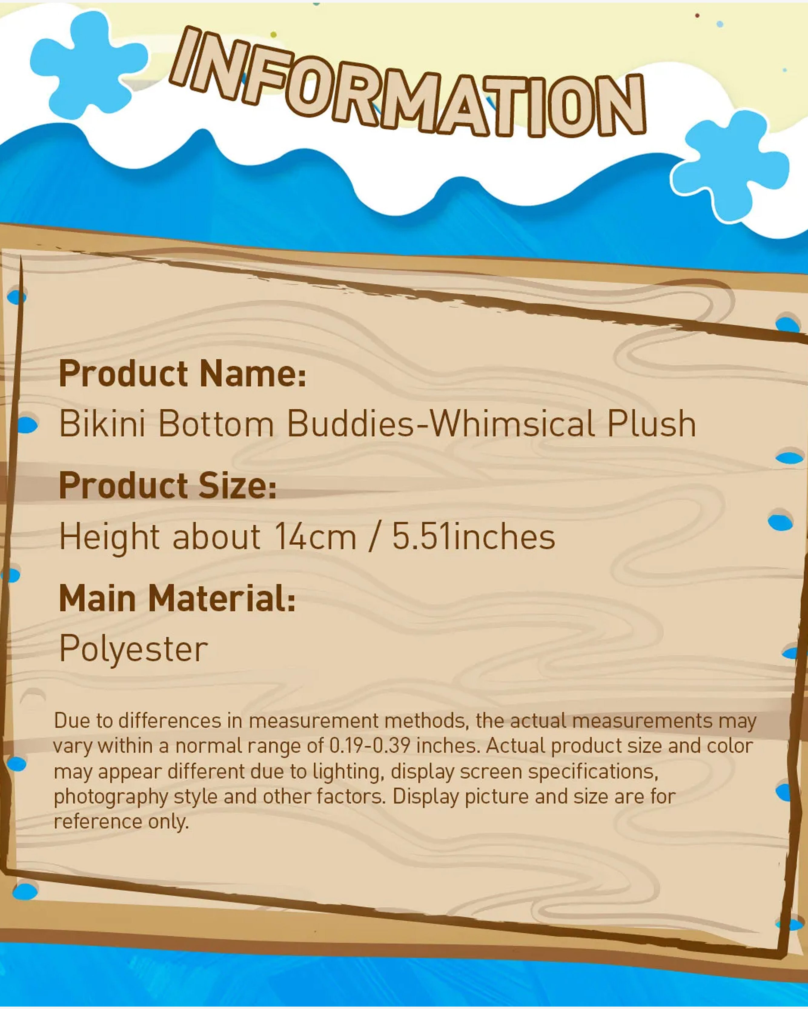 Pop Mart SpongeBob Squarepants Bikini Bottom Buddies Whimsical Plush Single Blind Box in Melbourne, Australia - Prior