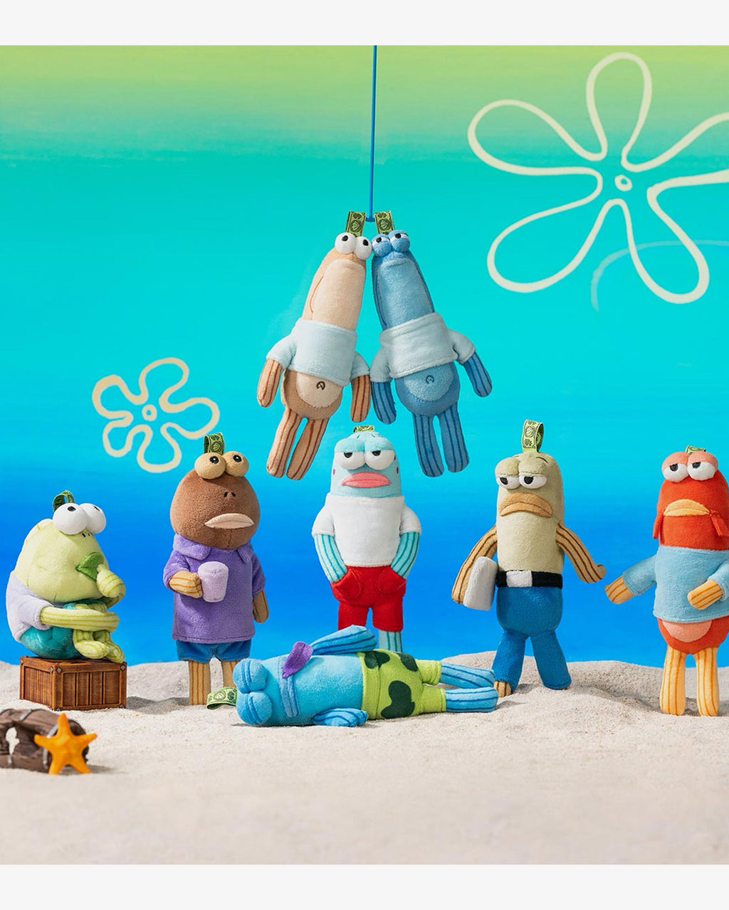 Pop Mart SpongeBob Squarepants Bikini Bottom Buddies Whimsical Plush Single Blind Box in Melbourne, Australia - Prior
