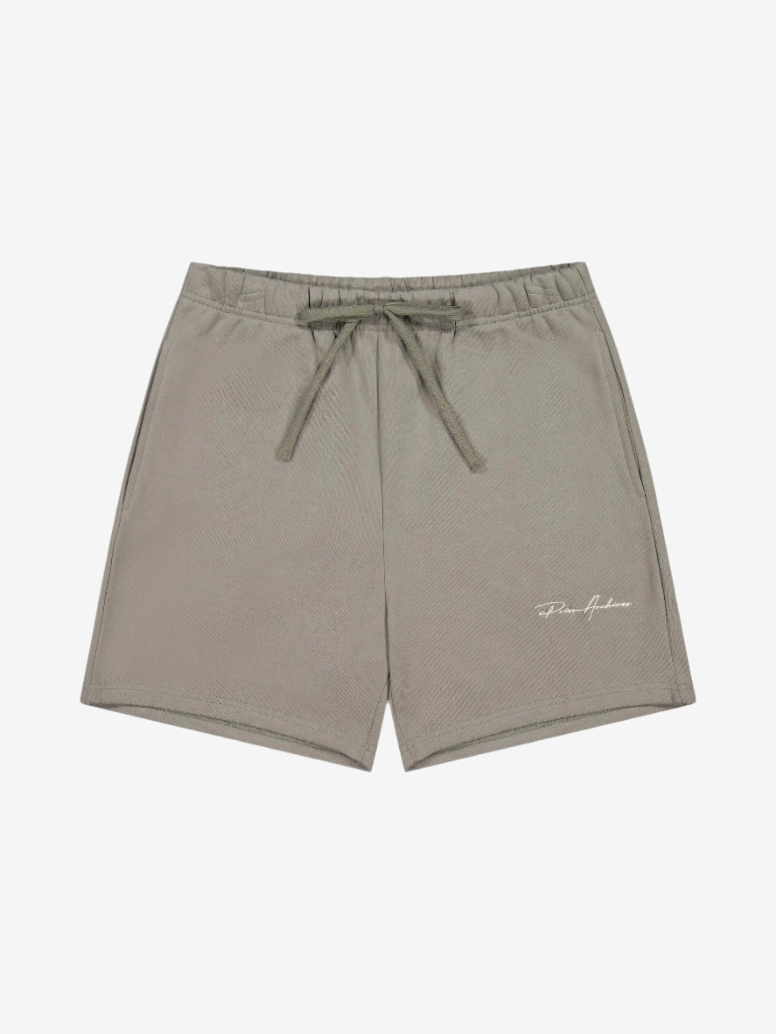 Prior Embroidery Logo Fitted Sweatshorts Cinder in Auckland, New Zealand - Shop name