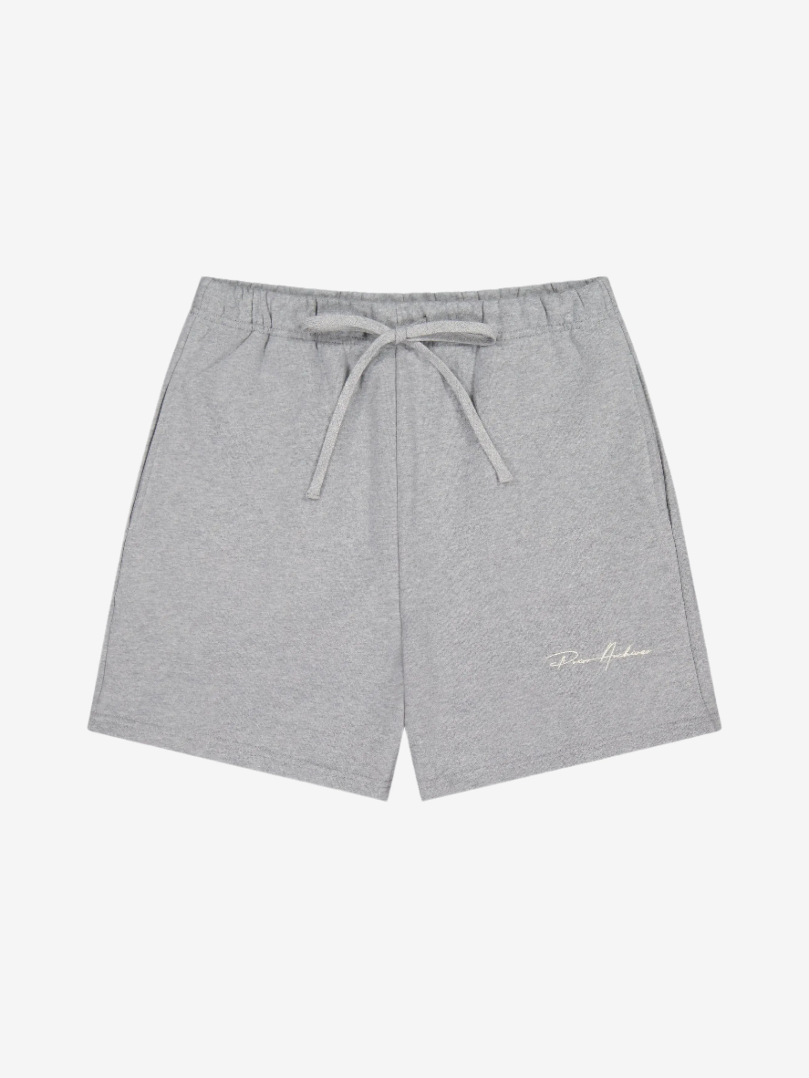 Prior Embroidery Logo Fitted Sweatshorts Heather Grey in Auckland, New Zealand - Shop name