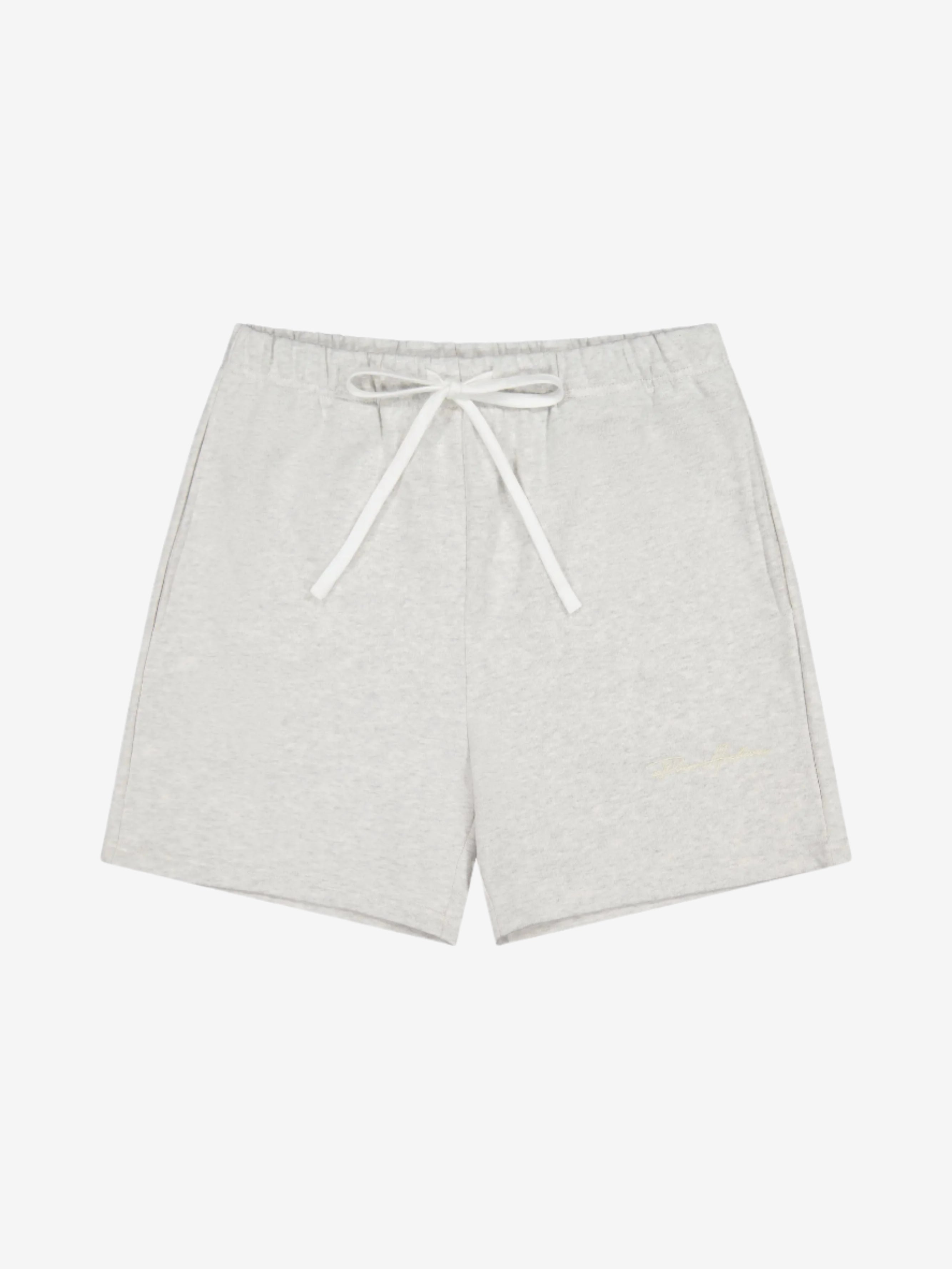 Prior Embroidery Logo Fitted Sweatshorts Light Heather in Auckland, New Zealand - Shop name