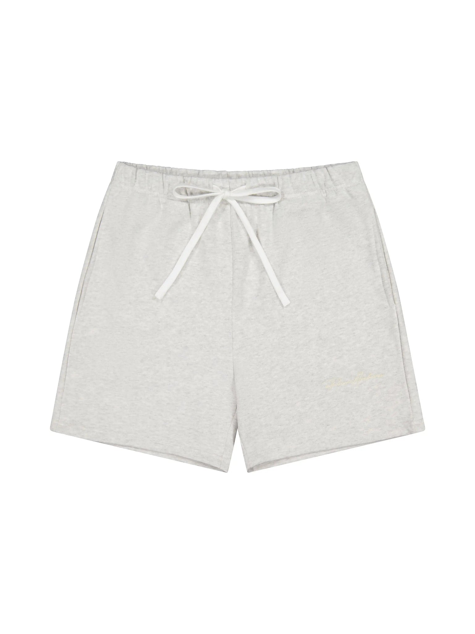 Prior Embroidery Logo Fitted Sweatshorts Light Heather in Auckland, New Zealand - Shop name