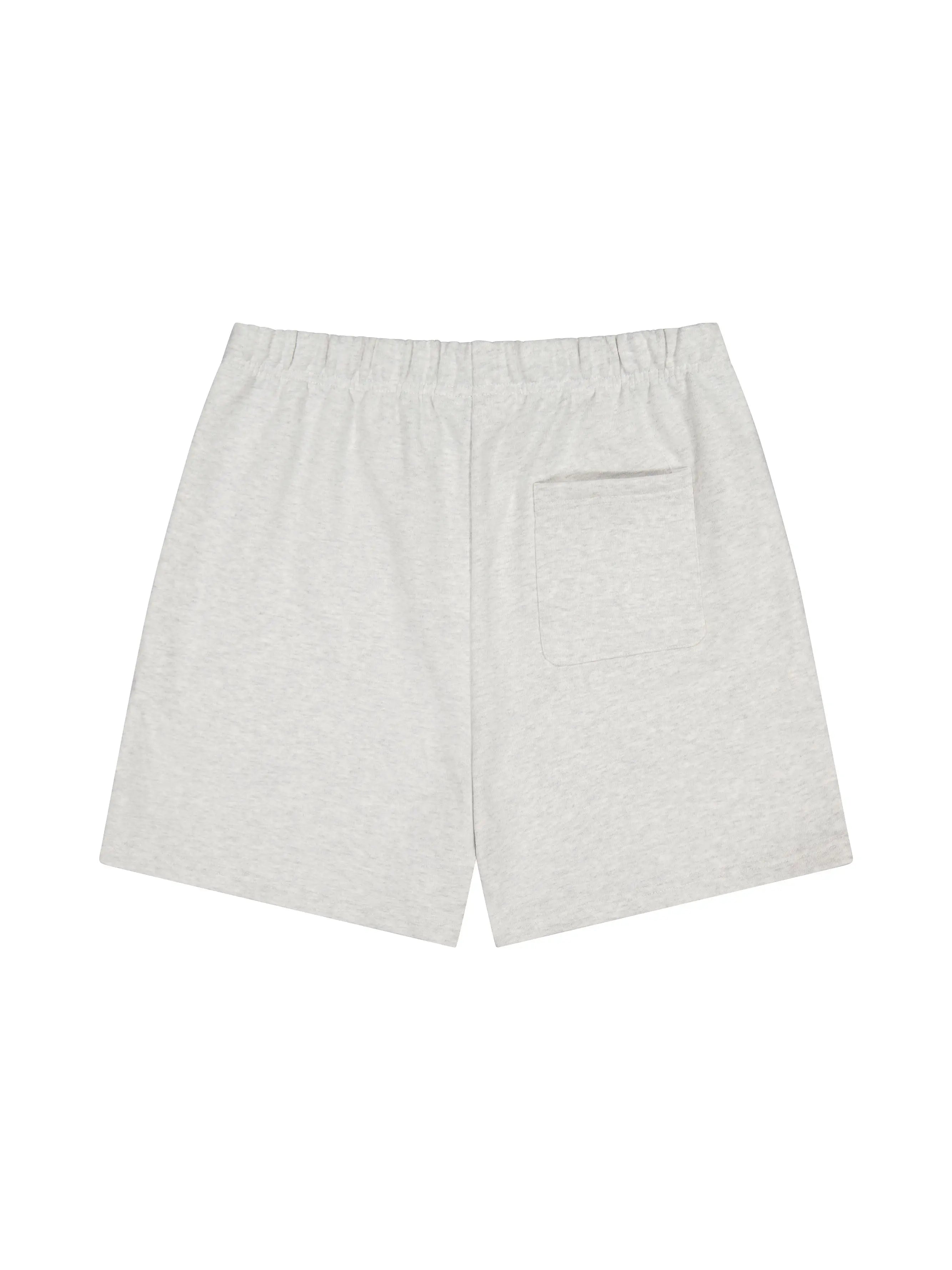 Prior Embroidery Logo Fitted Sweatshorts Light Heather in Auckland, New Zealand - Shop name