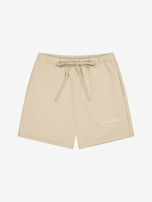Prior Embroidery Logo Fitted Sweatshorts Sesame in Melbourne, Australia - Prior
