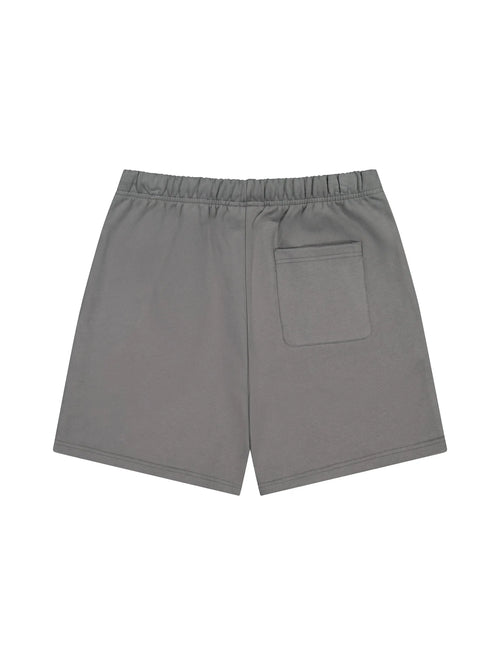 Prior Embroidery Logo Fitted Sweatshorts Slate - Prior
