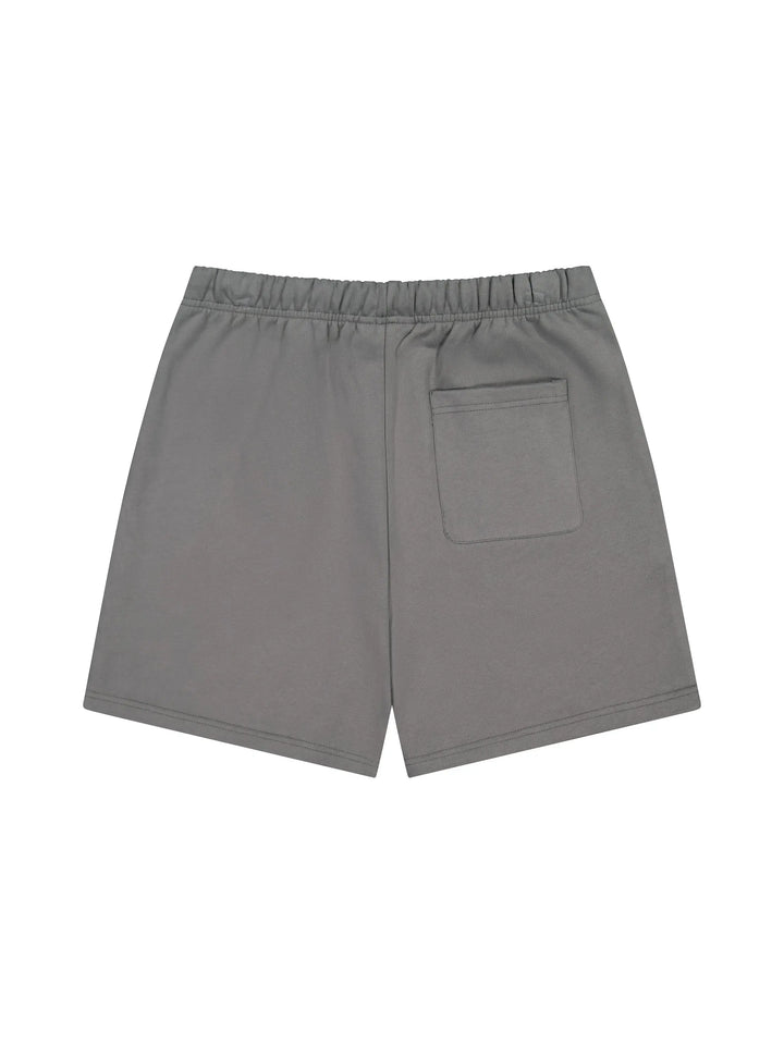 Prior Embroidery Logo Fitted Sweatshorts Slate - Prior