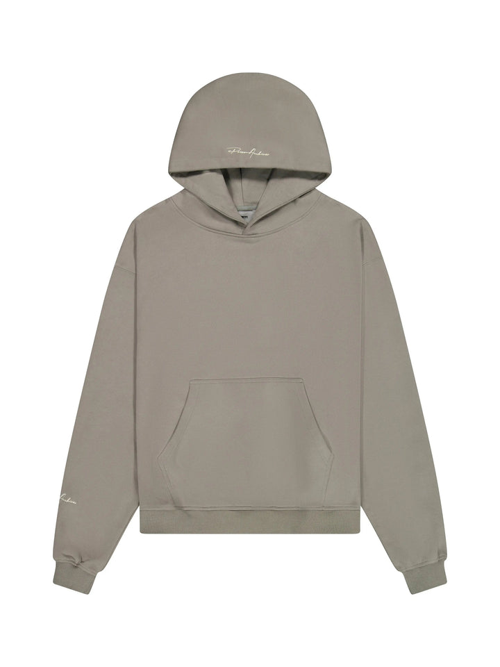 Prior Embroidery Logo Oversized Hoodie Cinder in Auckland, New Zealand - Shop name