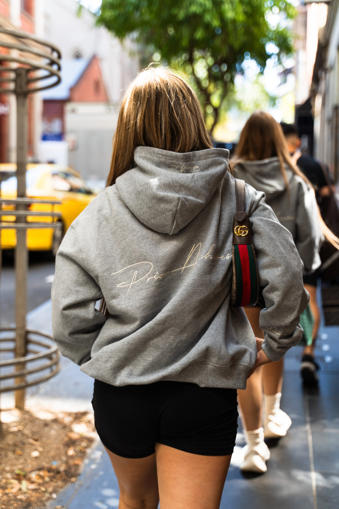 Prior Embroidery Logo Oversized Hoodie Heather Grey in Melbourne, Australia - Prior