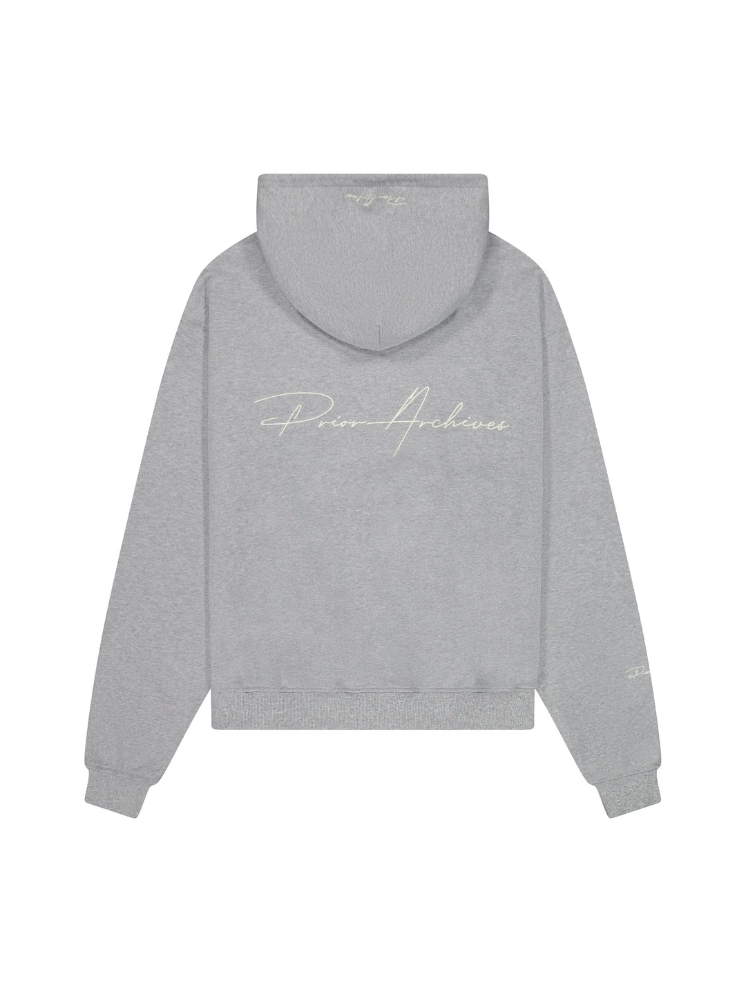 Prior Embroidery Logo Oversized Hoodie Heather Grey in Auckland, New Zealand - Shop name