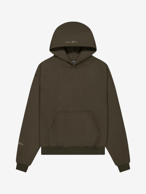 Prior Embroidery Logo Oversized Hoodie Oil in Melbourne, Australia - Prior