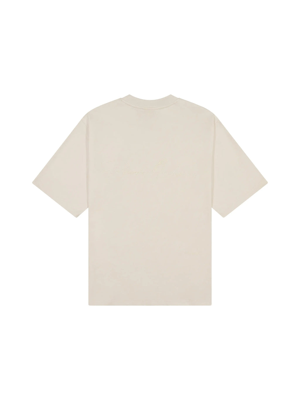 Prior Embroidery Logo Oversized T-shirt Bone in Melbourne, Australia - Prior
