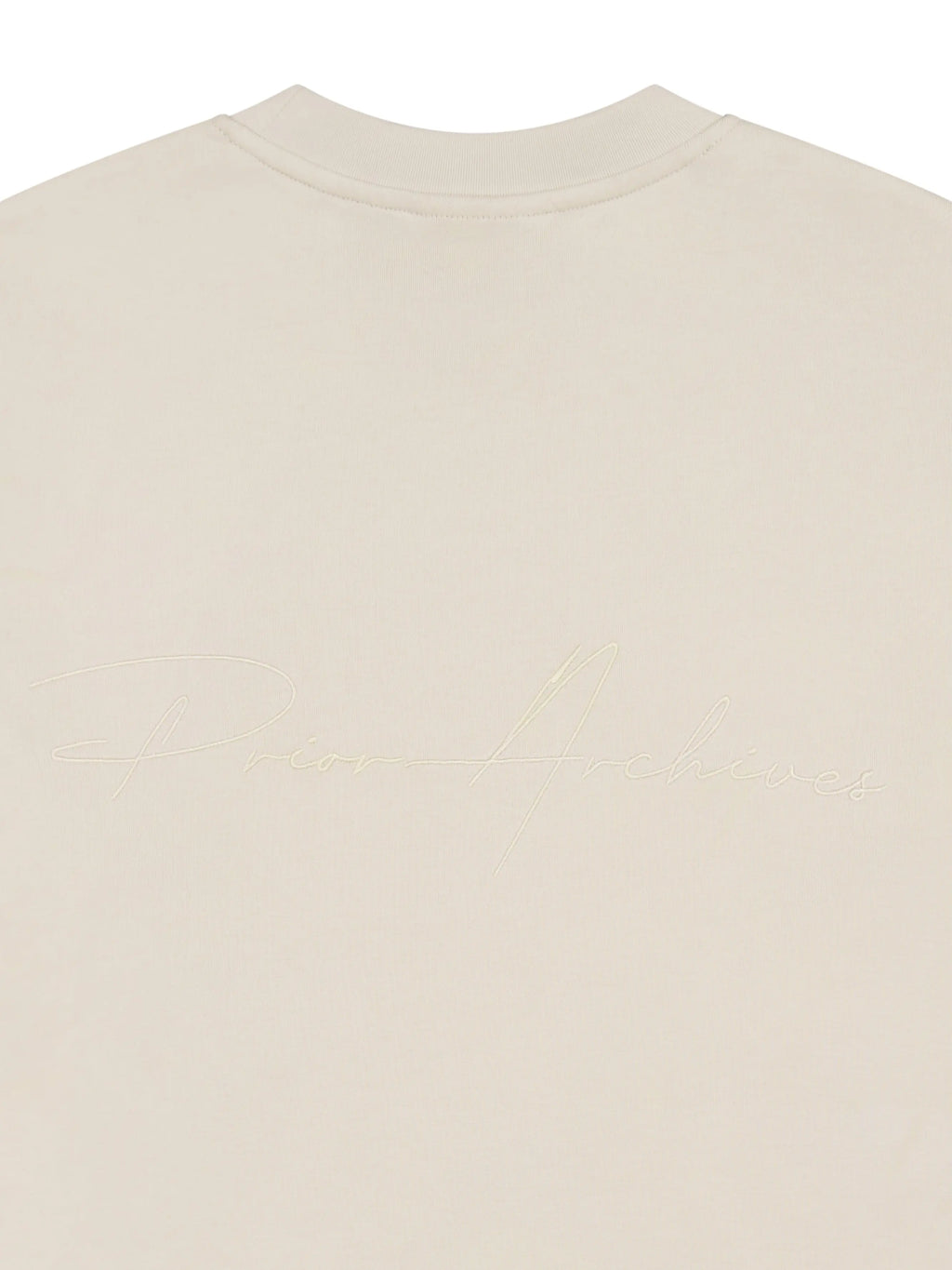 Prior Embroidery Logo Oversized T-shirt Bone in Melbourne, Australia - Prior