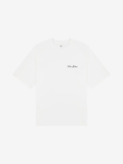 Prior Embroidery Logo Oversized T-shirt Fog 2.0 (New Sizing) - Prior