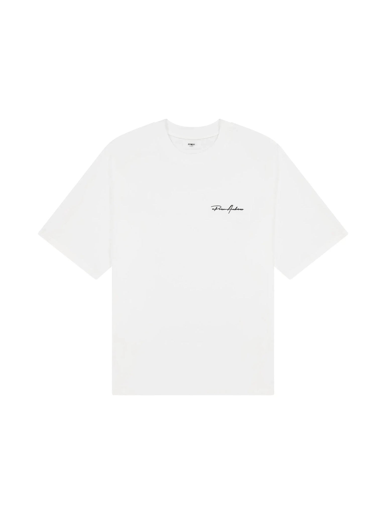 Prior Embroidery Logo Oversized T-shirt Fog 2.0 (New Sizing) - Prior