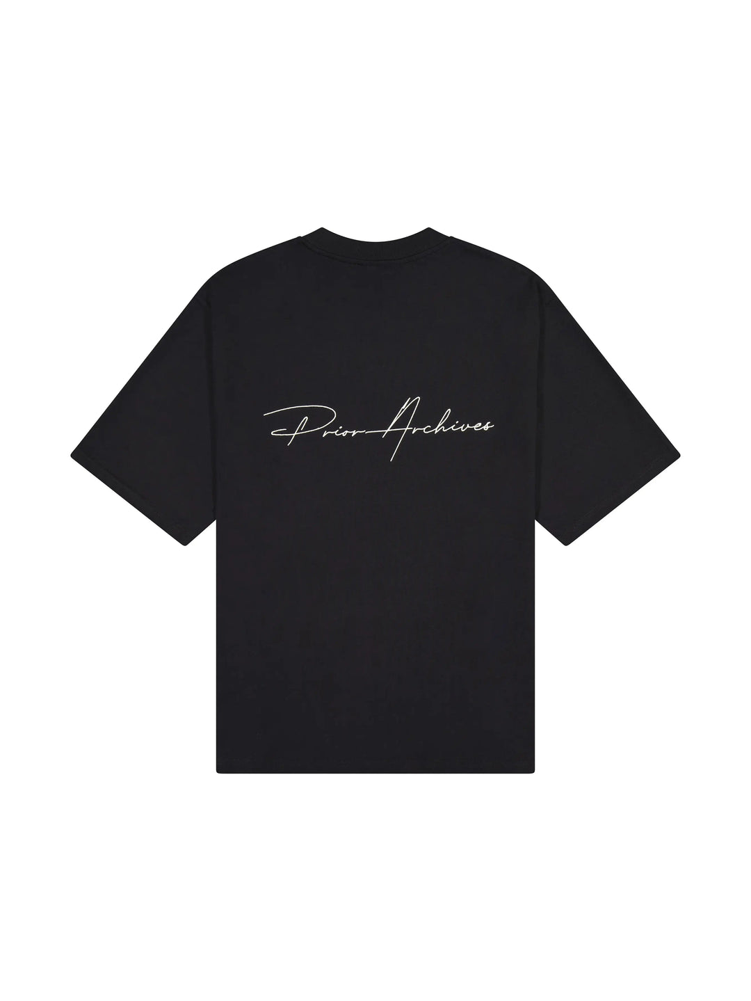 Prior Embroidery Logo Oversized T-shirt Onyx in Auckland, New Zealand - Shop name