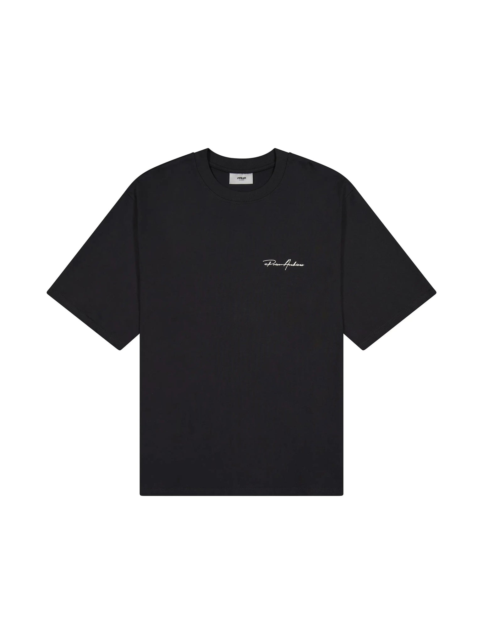 Prior Embroidery Logo Oversized T-shirt Onyx in Auckland, New Zealand - Shop name