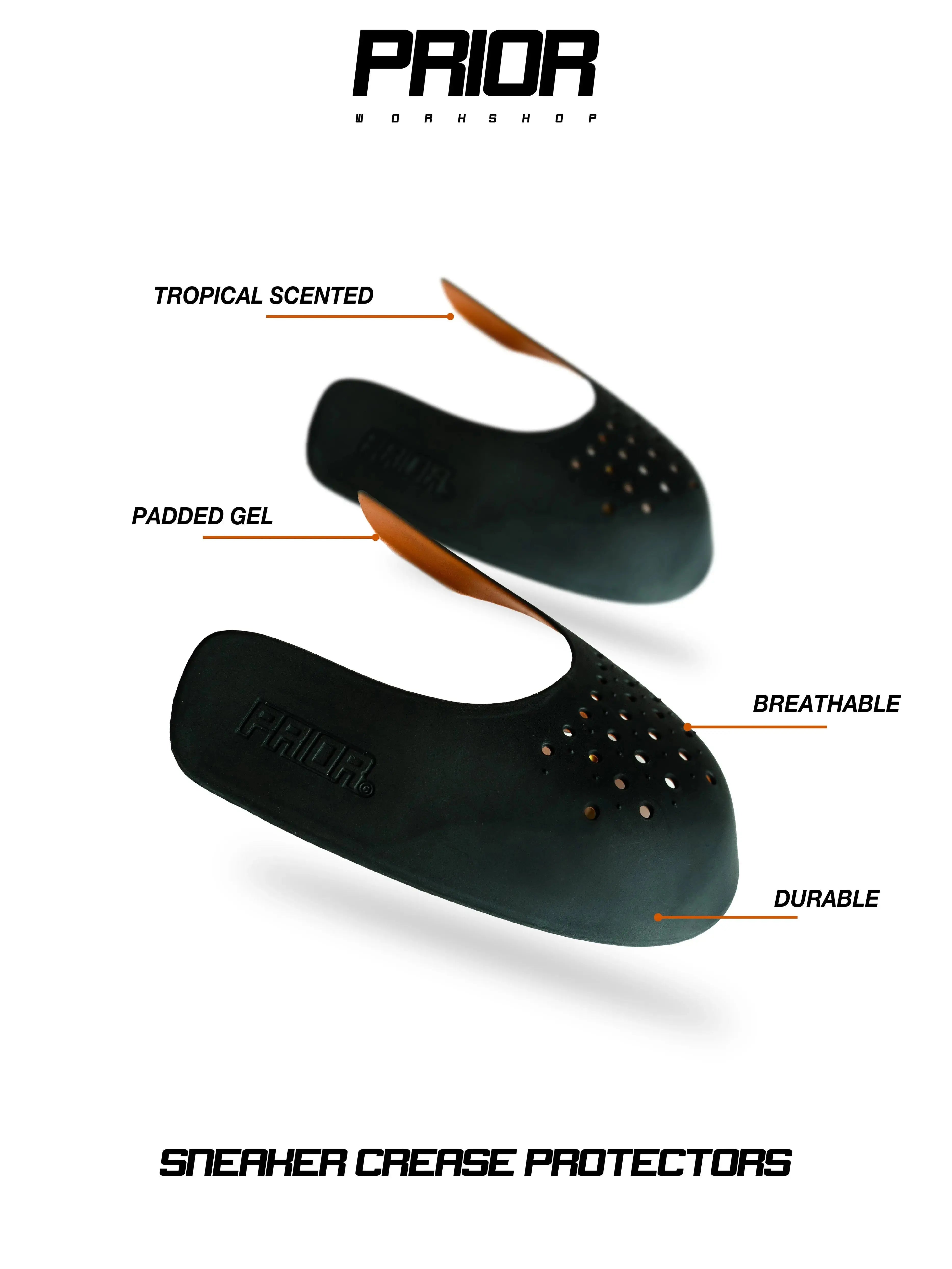 Prior Workshop Gel Padded Sneaker Crease Protectors - Prior